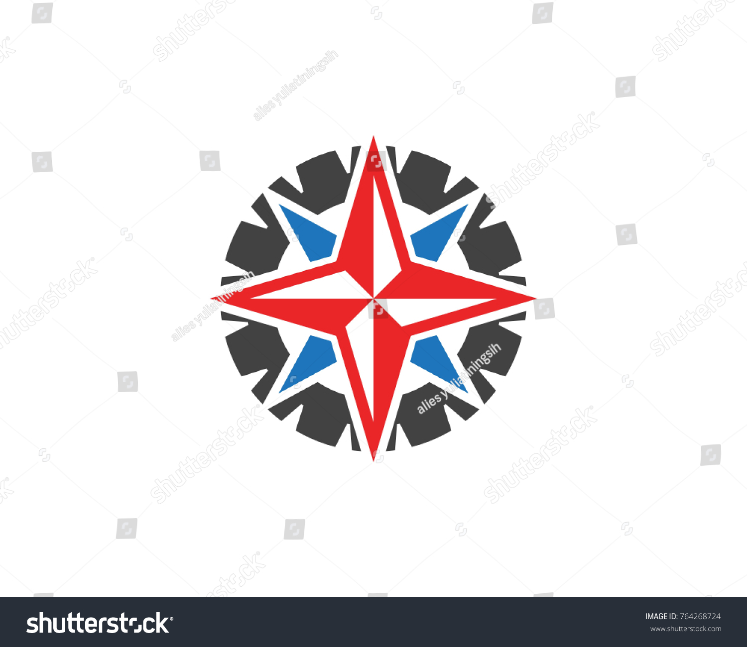 Compass Logo Design Template Stock Vector Royalty Free 764268724 Shutterstock 0988