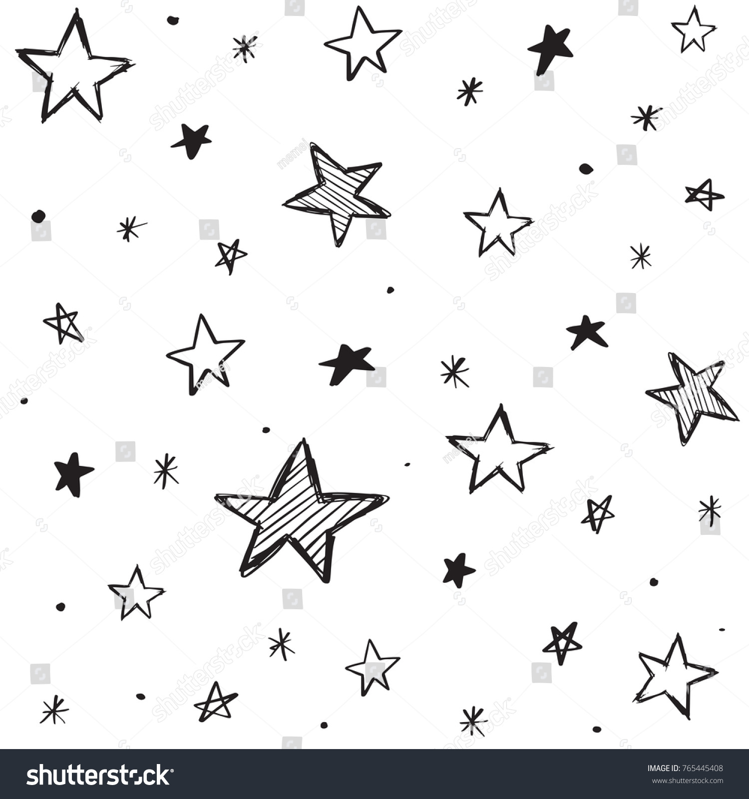 Modern Geometric Star Pattern Vector Star Stock Vector (Royalty Free ...