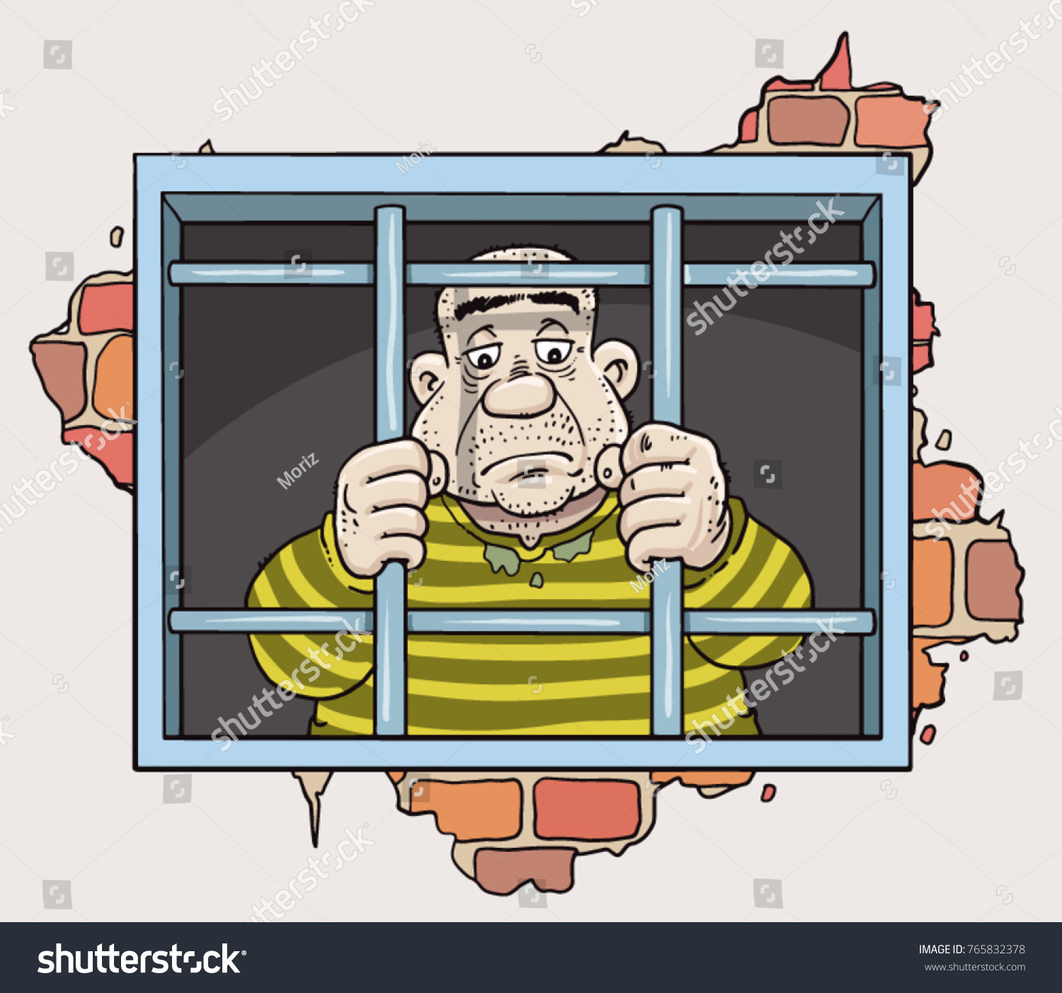 Тюрьма карикатура