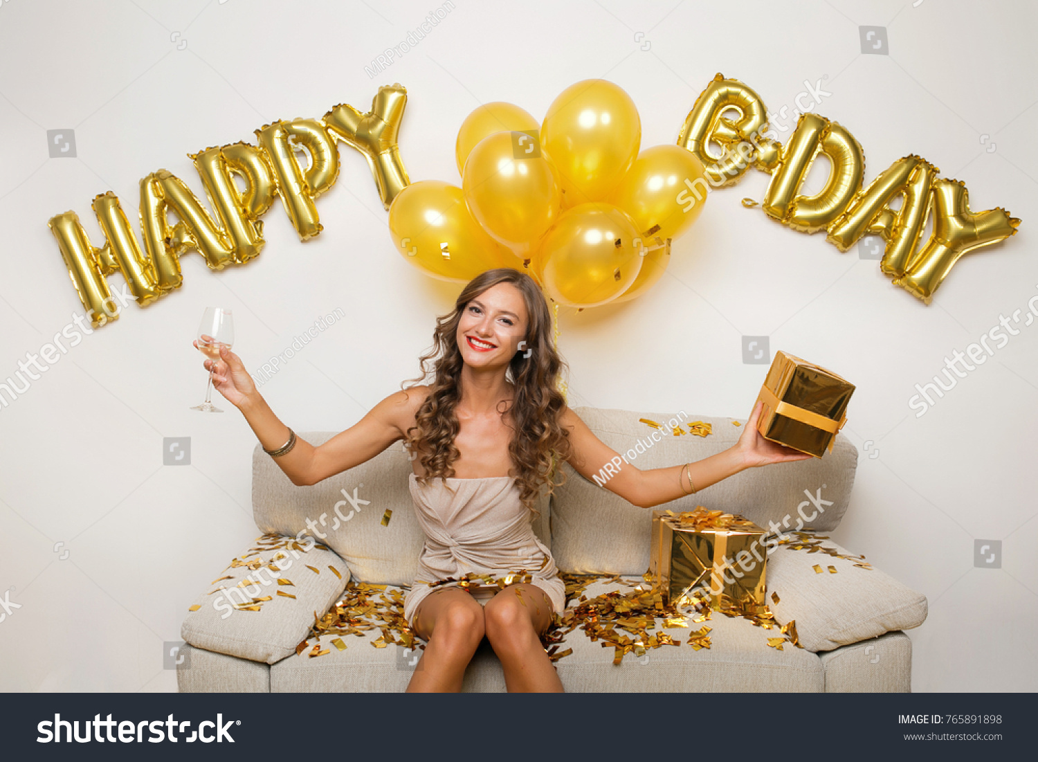 Happy Birthday Beautiful Young Woman Beautiful Young Woman Celebrating Happy Birthday Stock Photo 765891898 |  Shutterstock