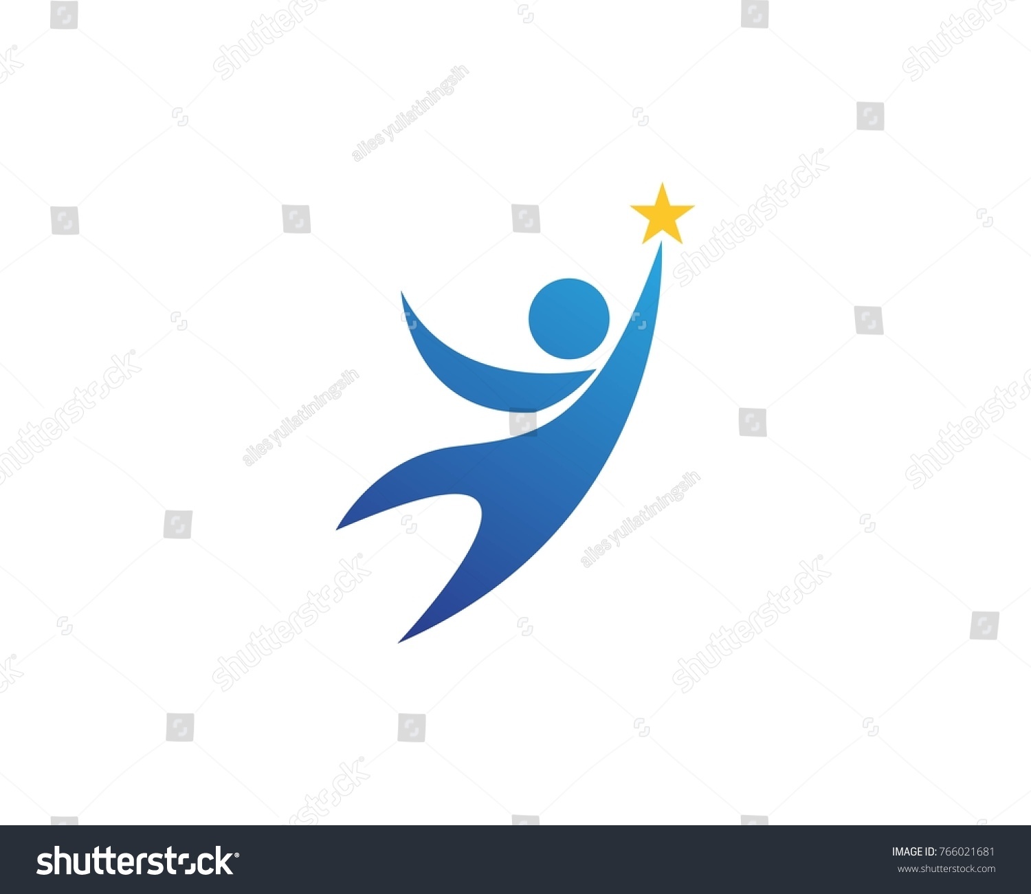 Success People Logo Design Template Stock Vector (royalty Free 