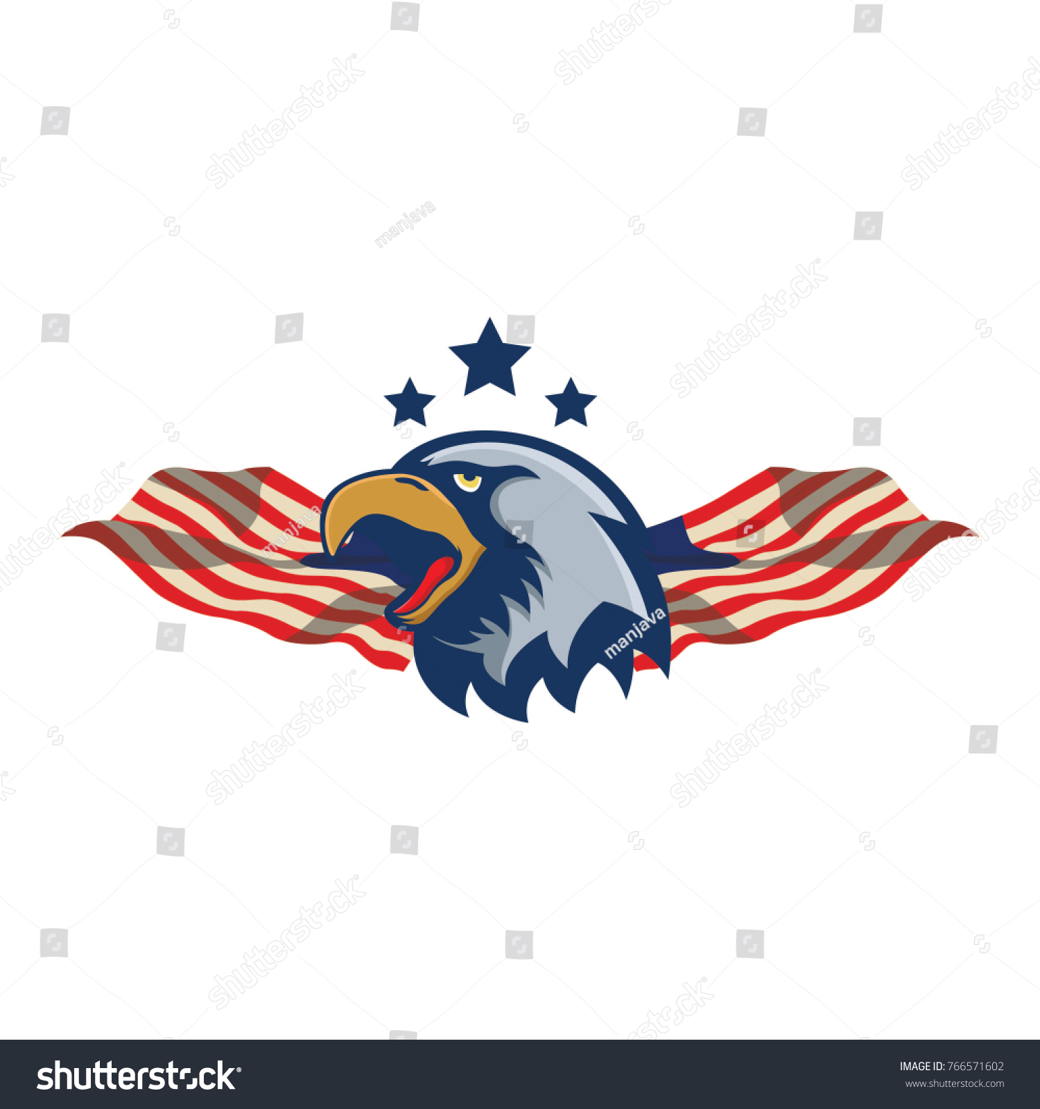 Eagle Mascot Logo Vector Premium Quality Stock Vector (Royalty Free ...