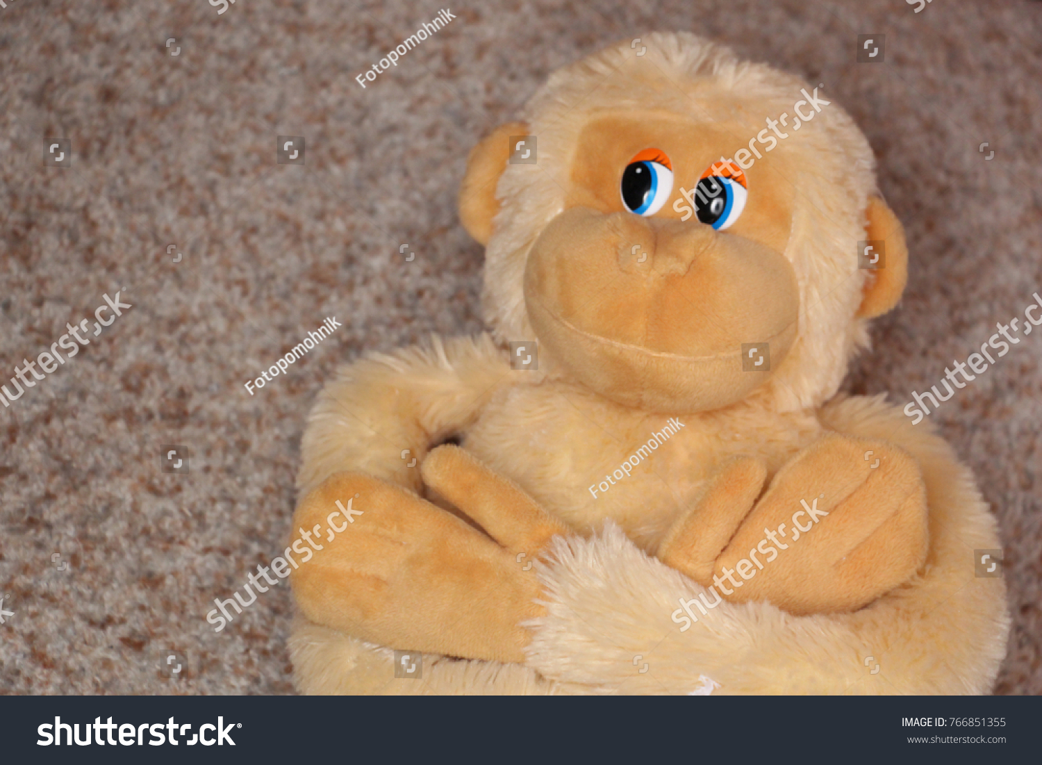 yellow monkey plush