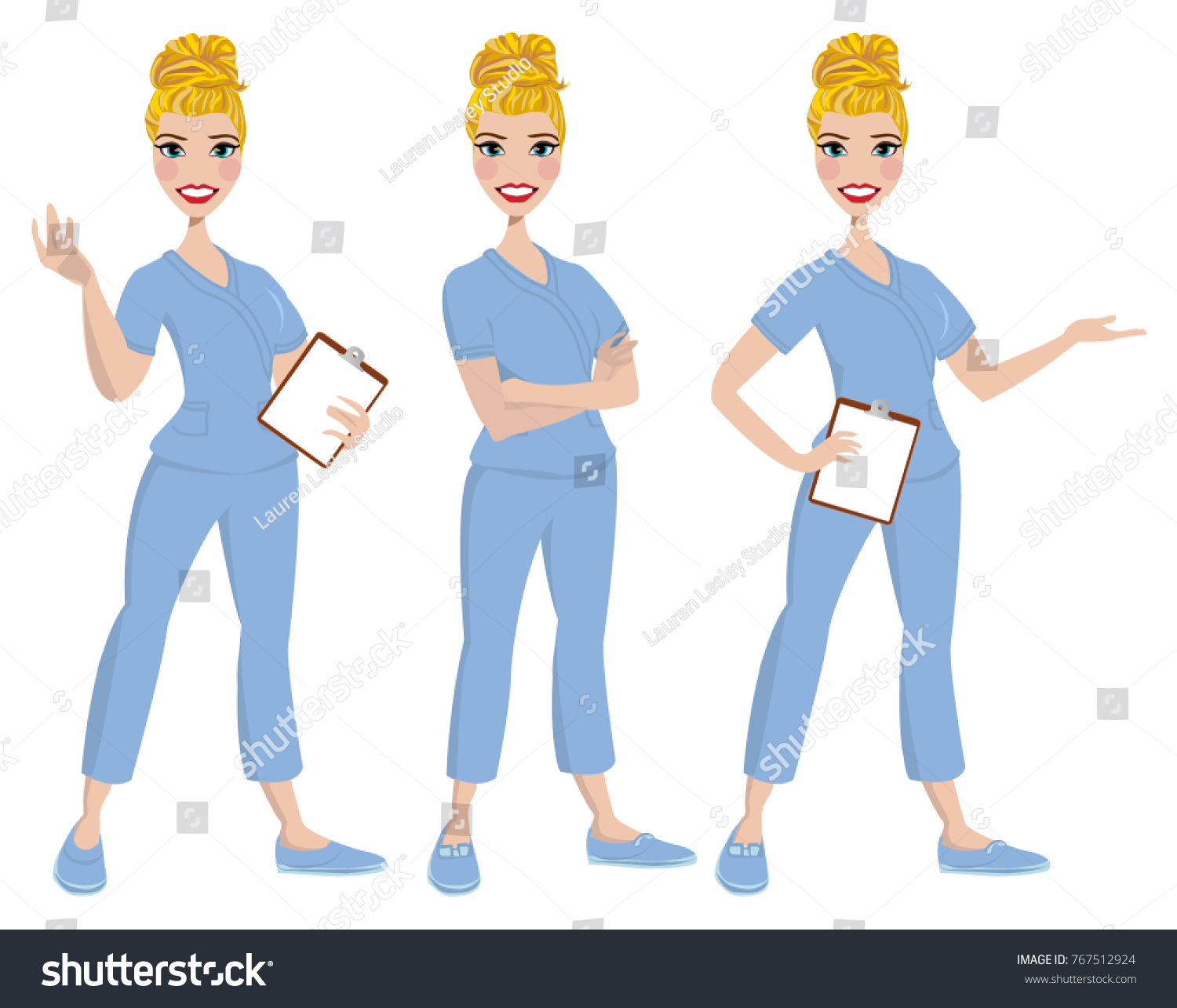 Nurse Avatar Vector Clipart Logo Icon Stock Vector (Royalty Free ...