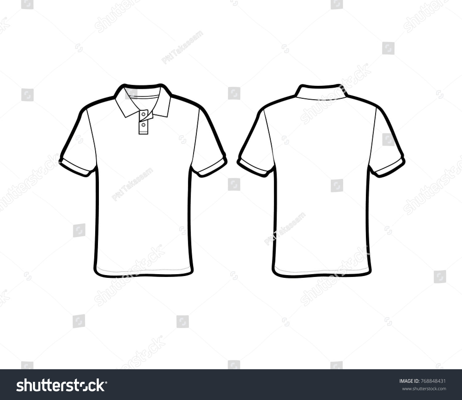 Sports Polo Shirts Vector Graphic Design Stock Vector (Royalty Free ...