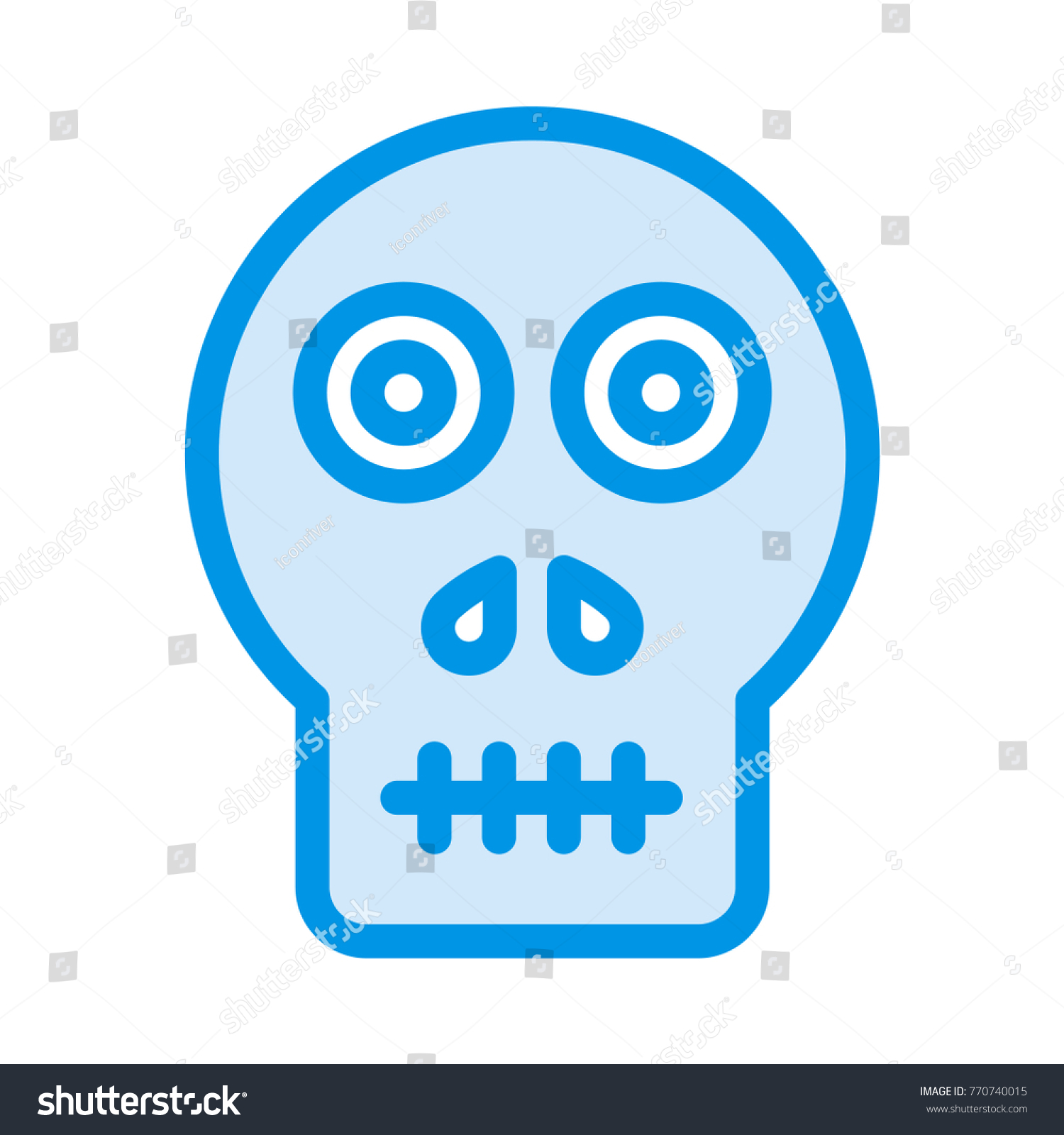 Creepy Cute Icon Stock Vector (Royalty Free) 770740015 | Shutterstock