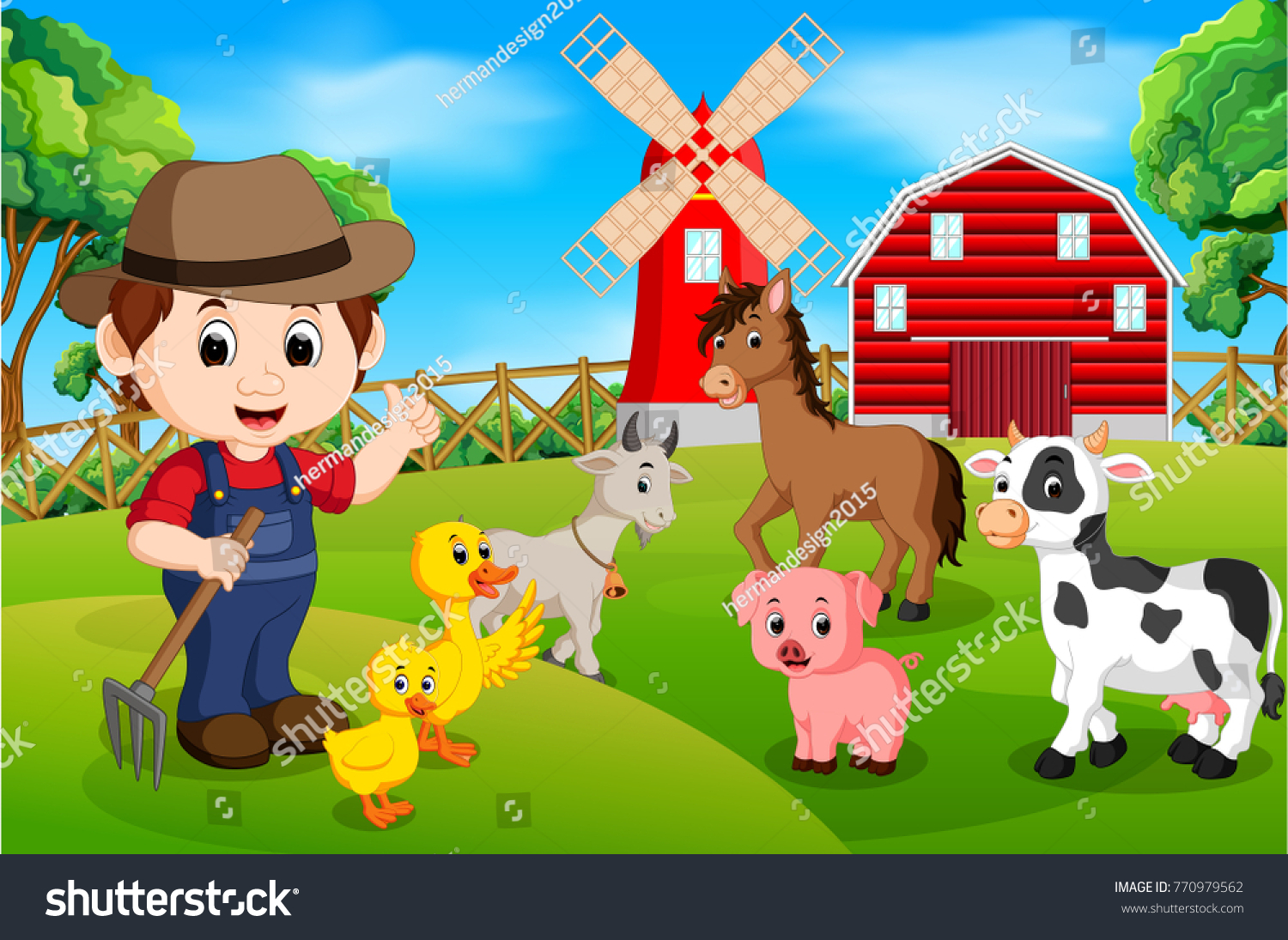 Фермер и животные