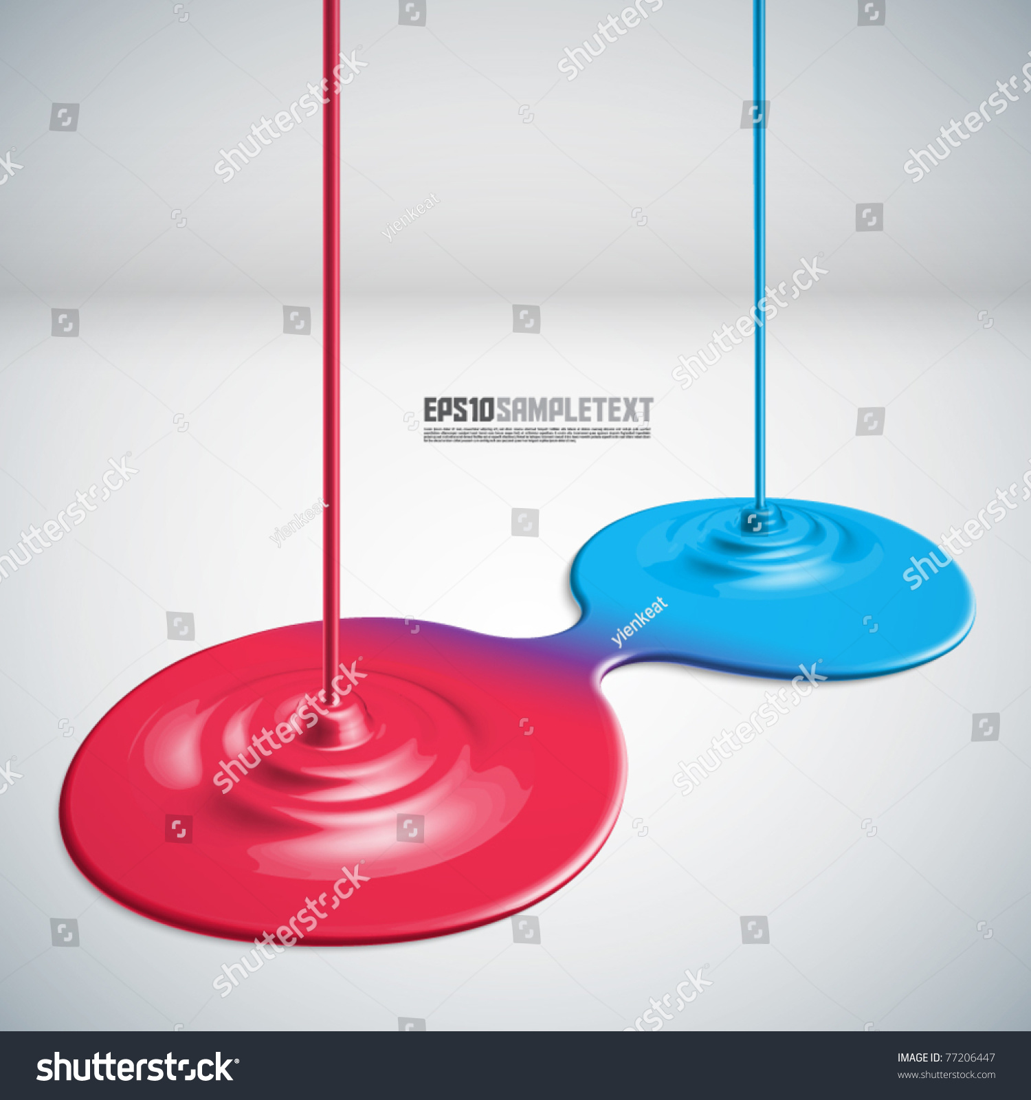 Vector Paints Dripping Stock Vector Royalty Free 77206447 Shutterstock   Stock Vector Vector Paints Dripping 77206447 