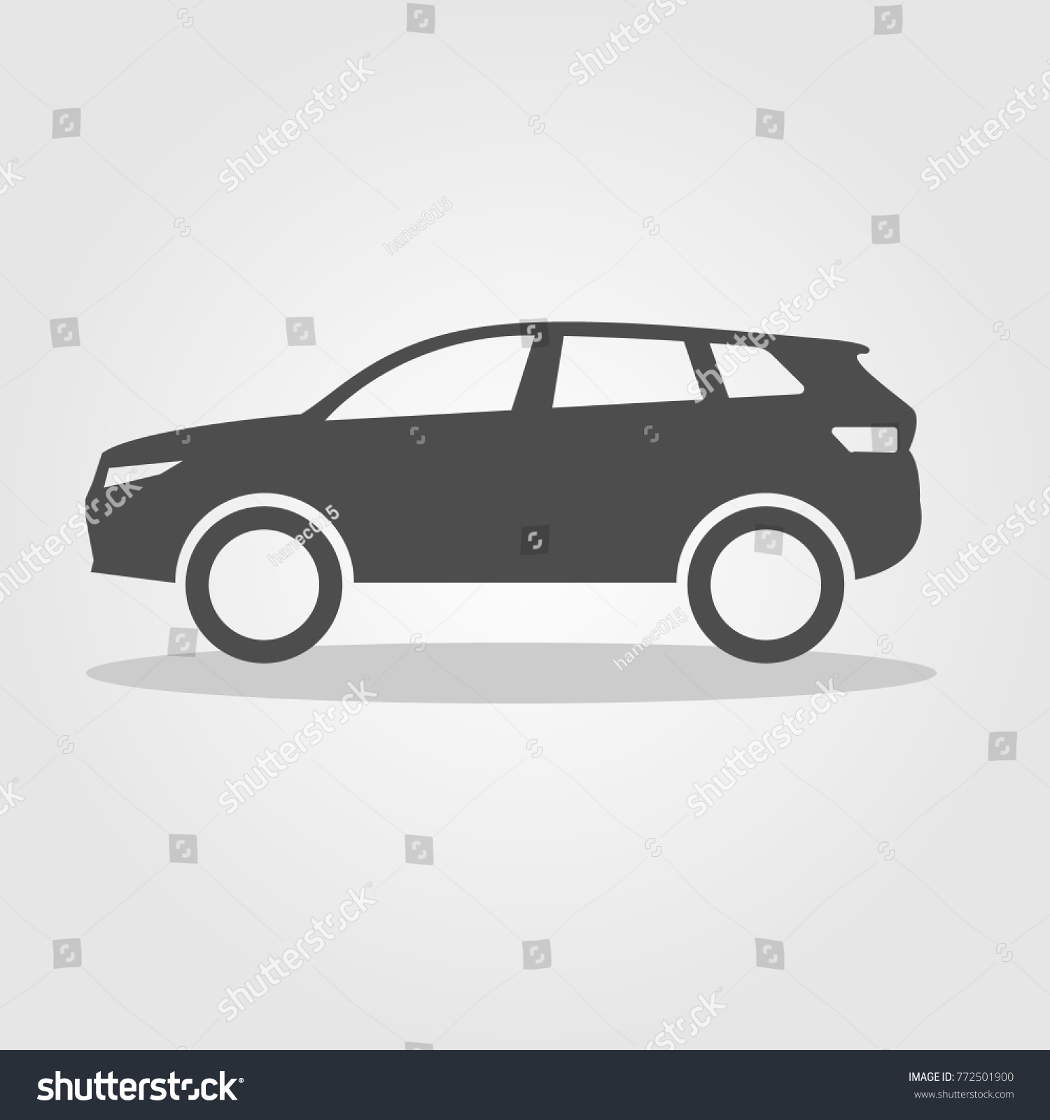 Car Icon Suv Stock Vector (Royalty Free) 772501900 | Shutterstock