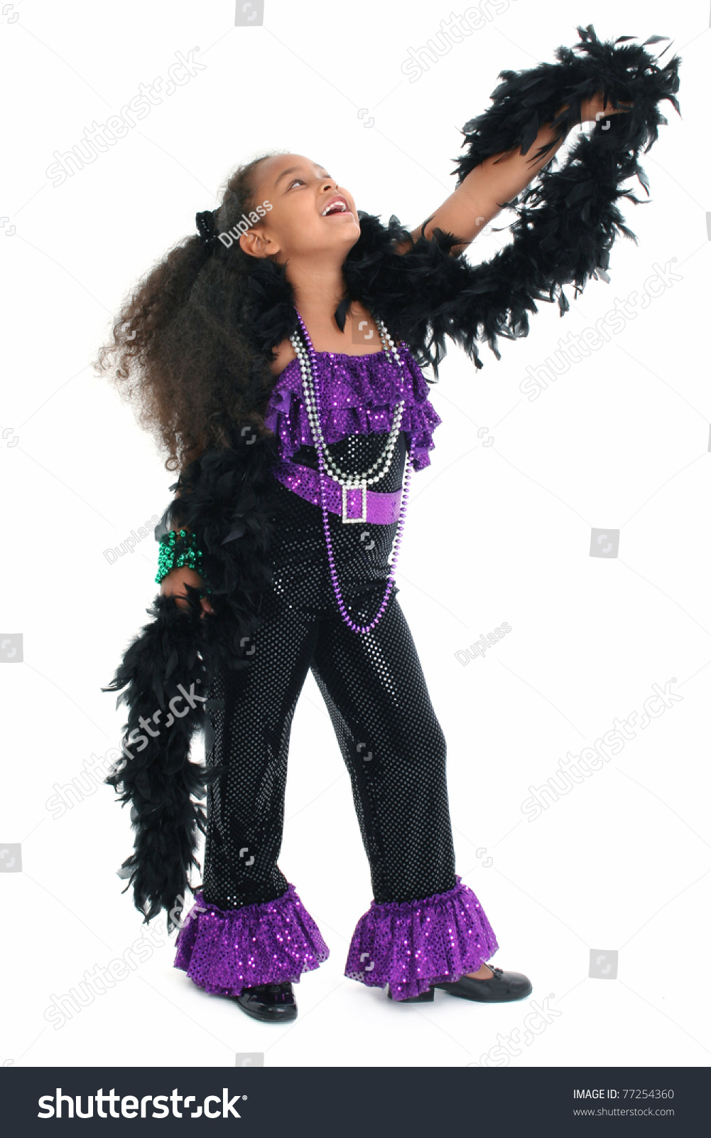 African American Child Playing Dress Stock Photo 77254360 | Shutterstock
