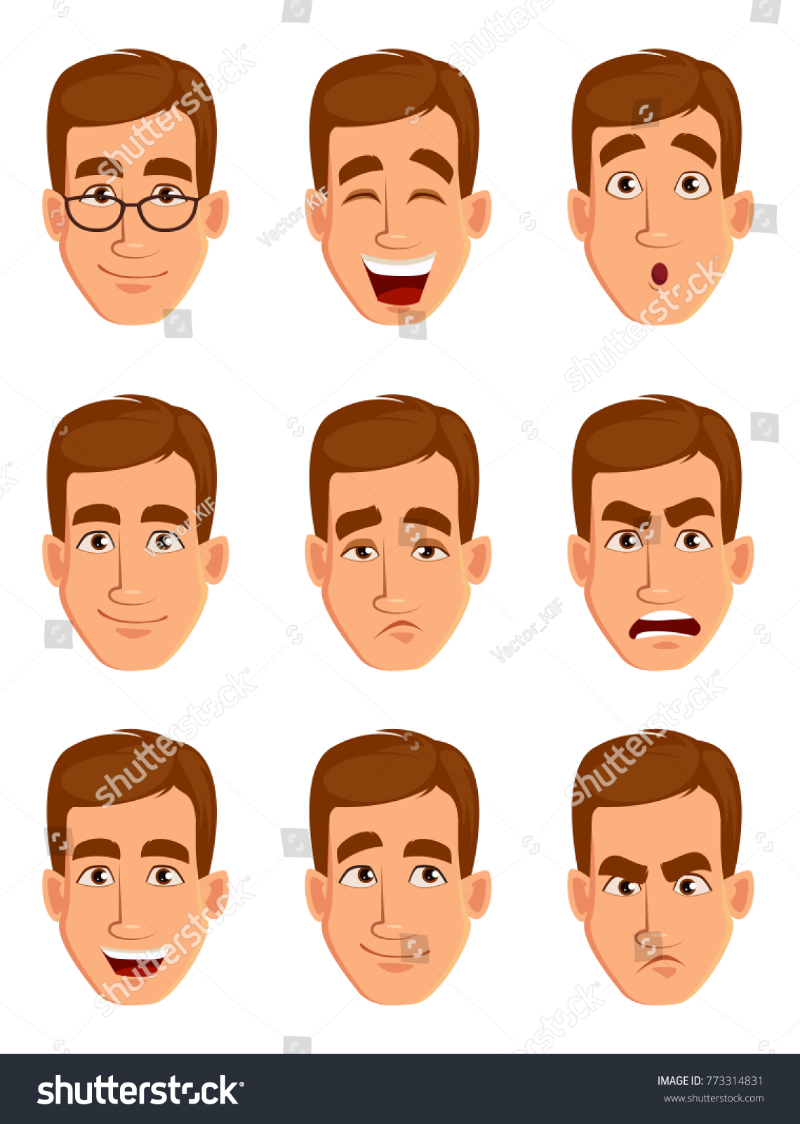 831,195 Man face emotions Images, Stock Photos & Vectors | Shutterstock