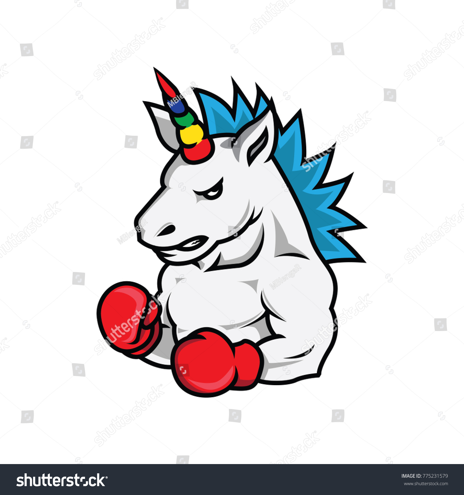 unicorn boxing gloves