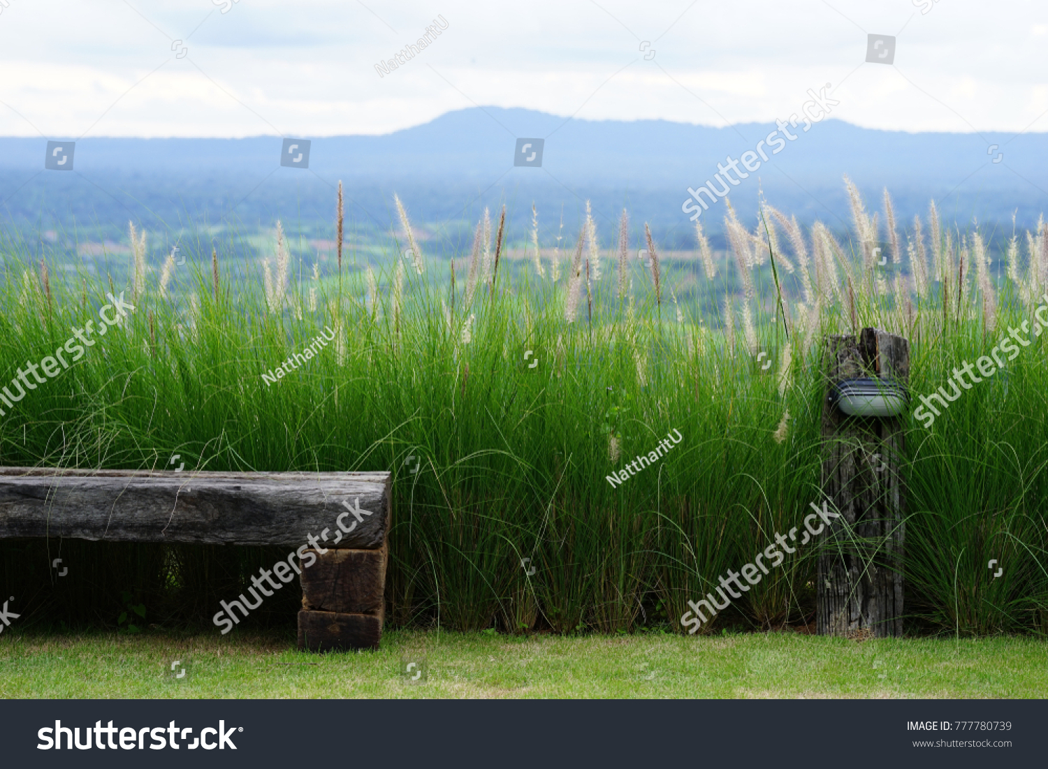 Empty Chair Grass Mountain Background Stock Photo 777780739 | Shutterstock