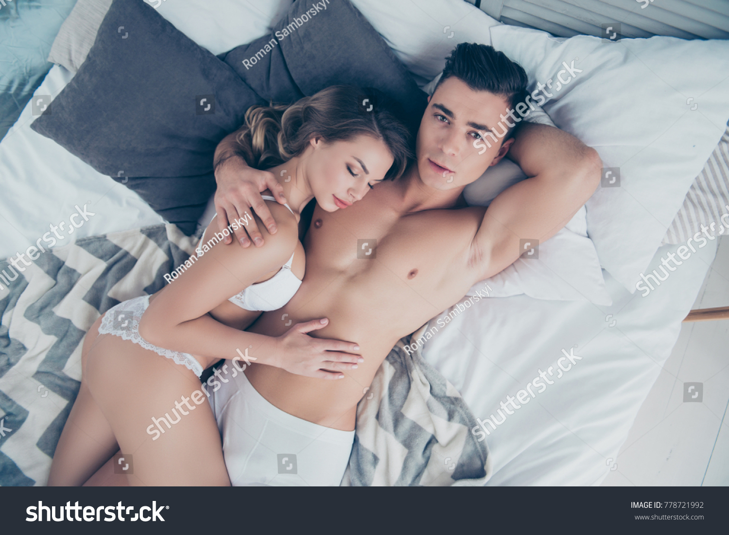 Top View Sexy Husband Wife Relaxing Stock Photo 778721992 Shutterstock