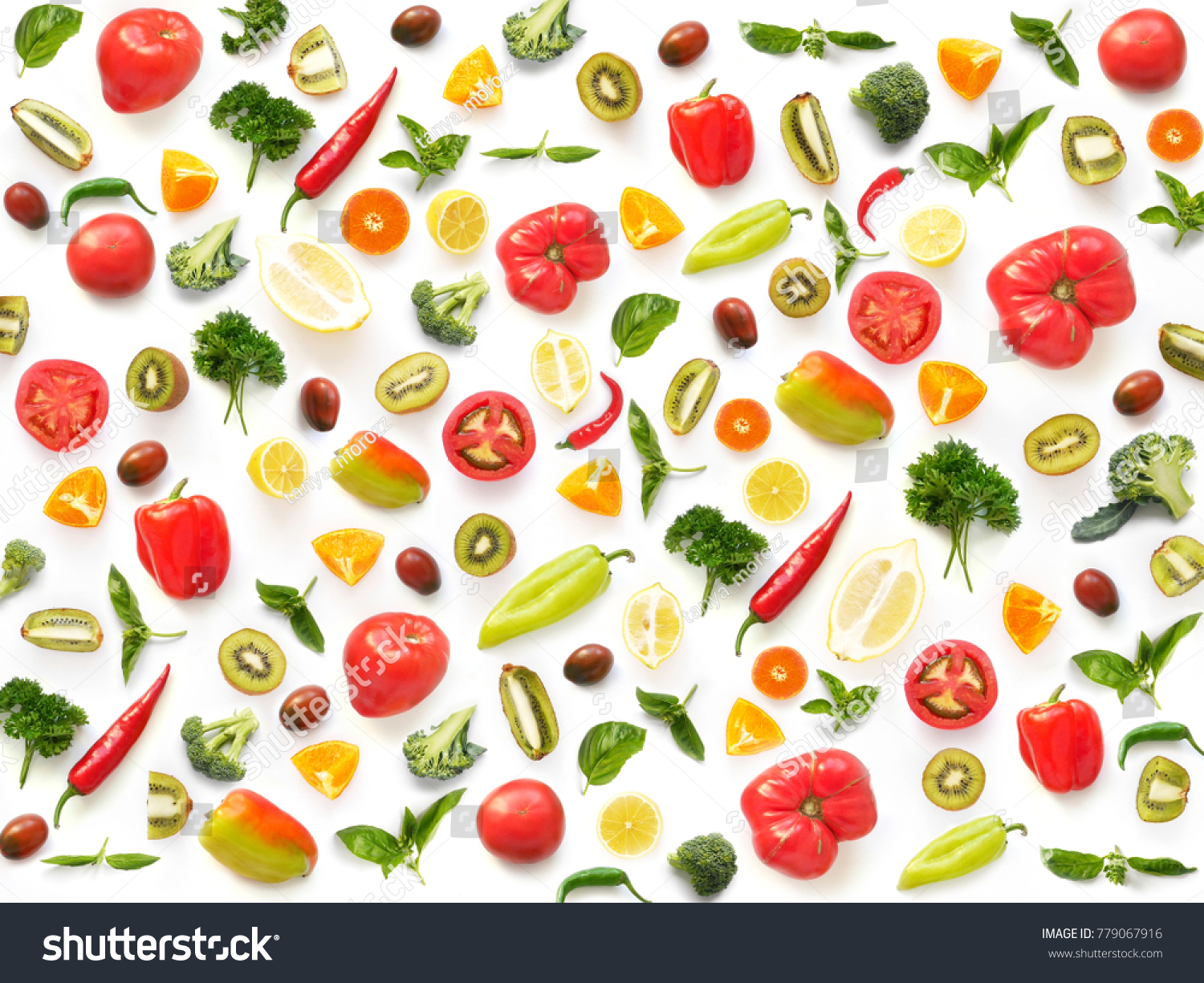 Concept Healthy Eating Pattern Composition Vegetables Stock Photo