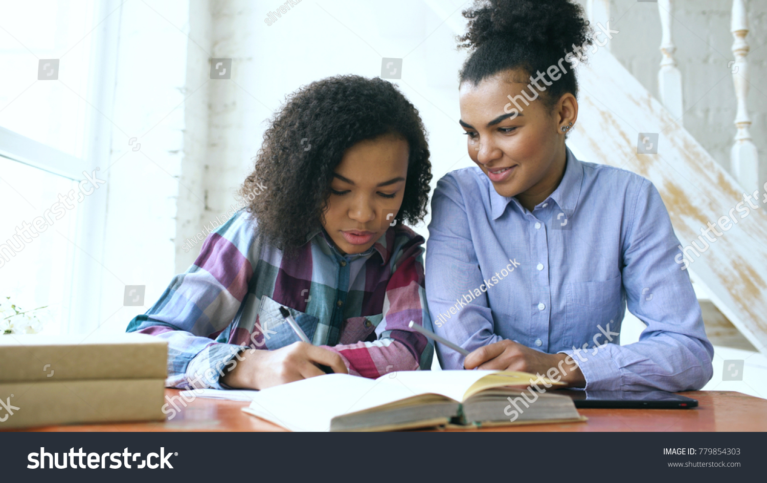 Teenage Curly Haired Mixed Race Young Stock Photo 779854303 | Shutterstock