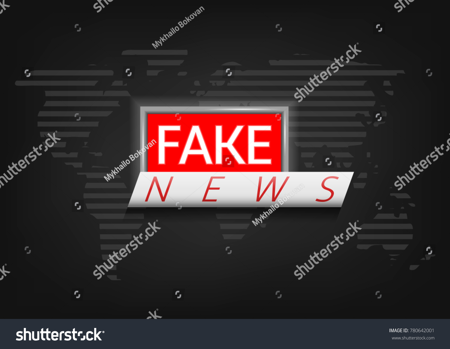 Fake News Vector Illustration Stock Vector (Royalty Free) 780642001 ...