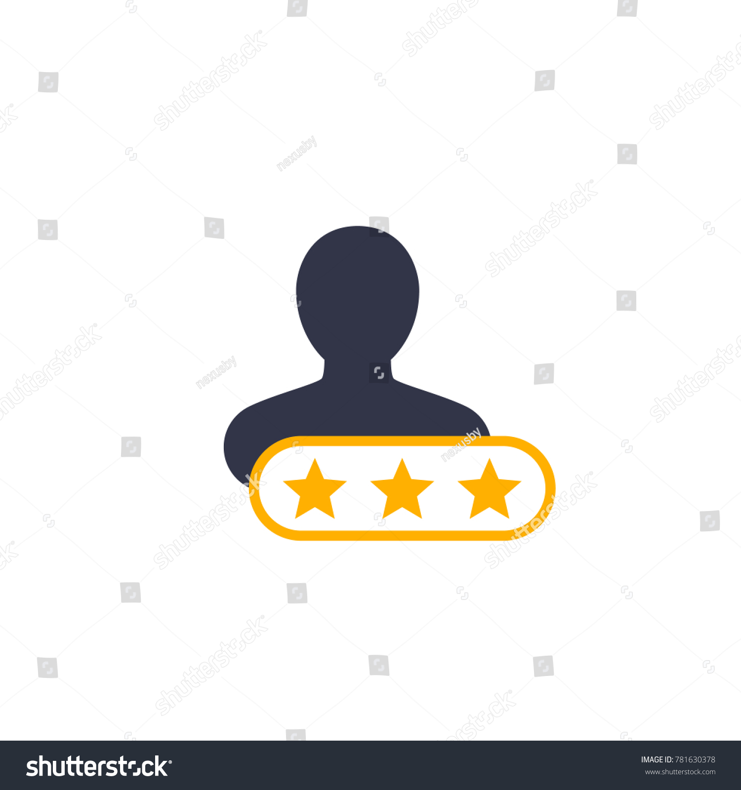 Customer Satisfaction Icon Vector Stock Vector (Royalty Free) 781630378 ...