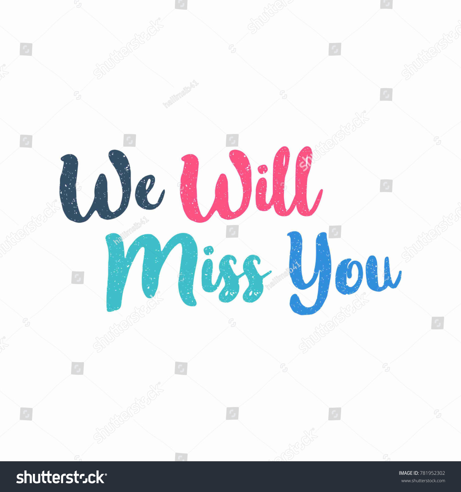 Farewell Party We Will Miss You Stock Vector (Royalty Free) 781952302 ...