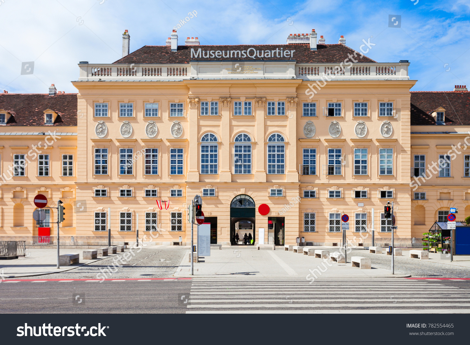 Museumsquartier Mq Museums Quartier Area Centre Stock Photo 782554465 ...