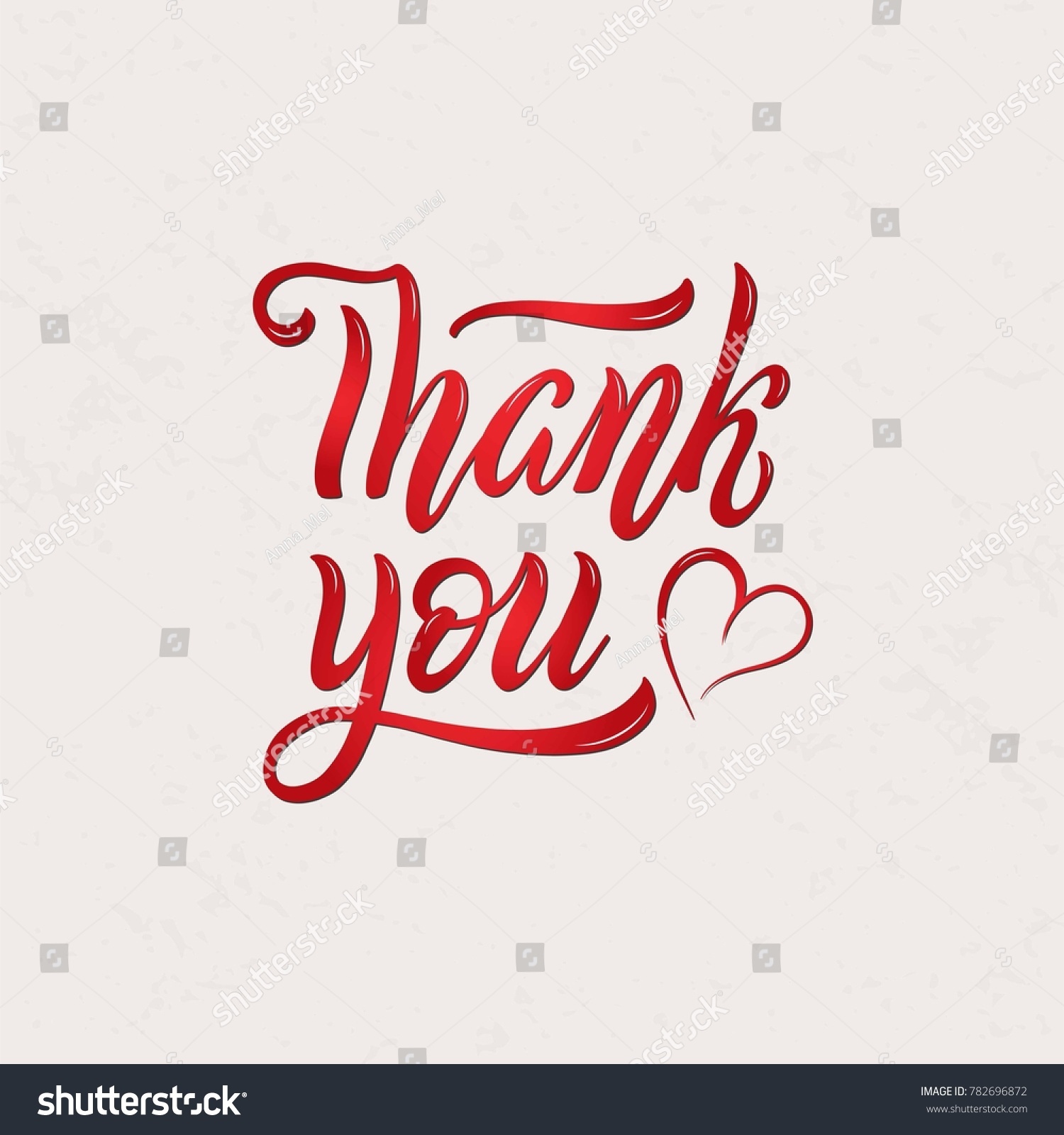 Thank You Handwritten Vector Inscription Hand Stock Vector (Royalty ...