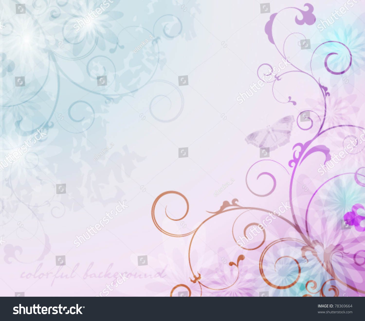 Elegantly Background Pastel Colors Eps10 Forma Stock Vector (Royalty ...