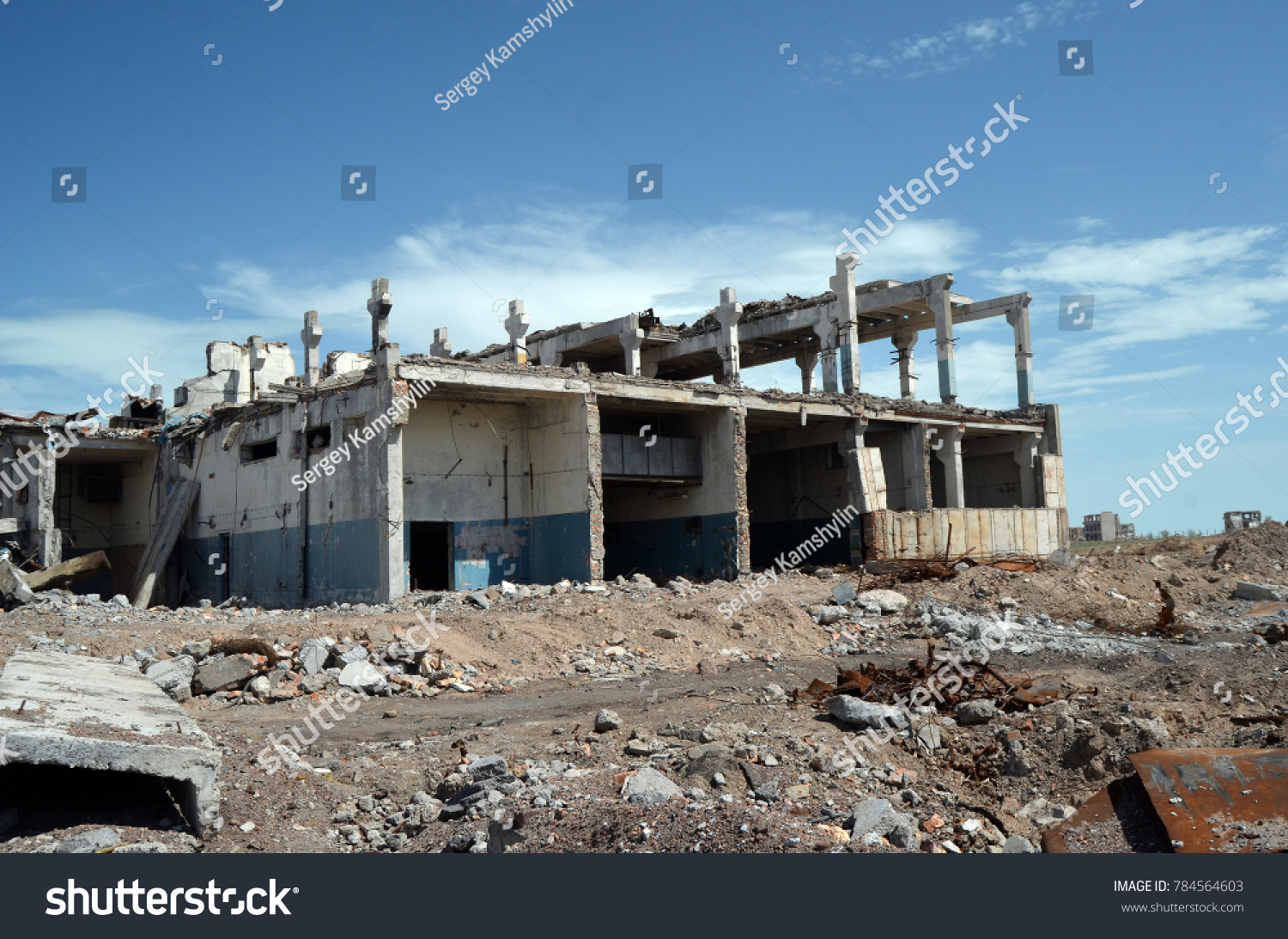 Abandoned Soviet Military Base Central Asiawest Stock Photo 784564603 ...