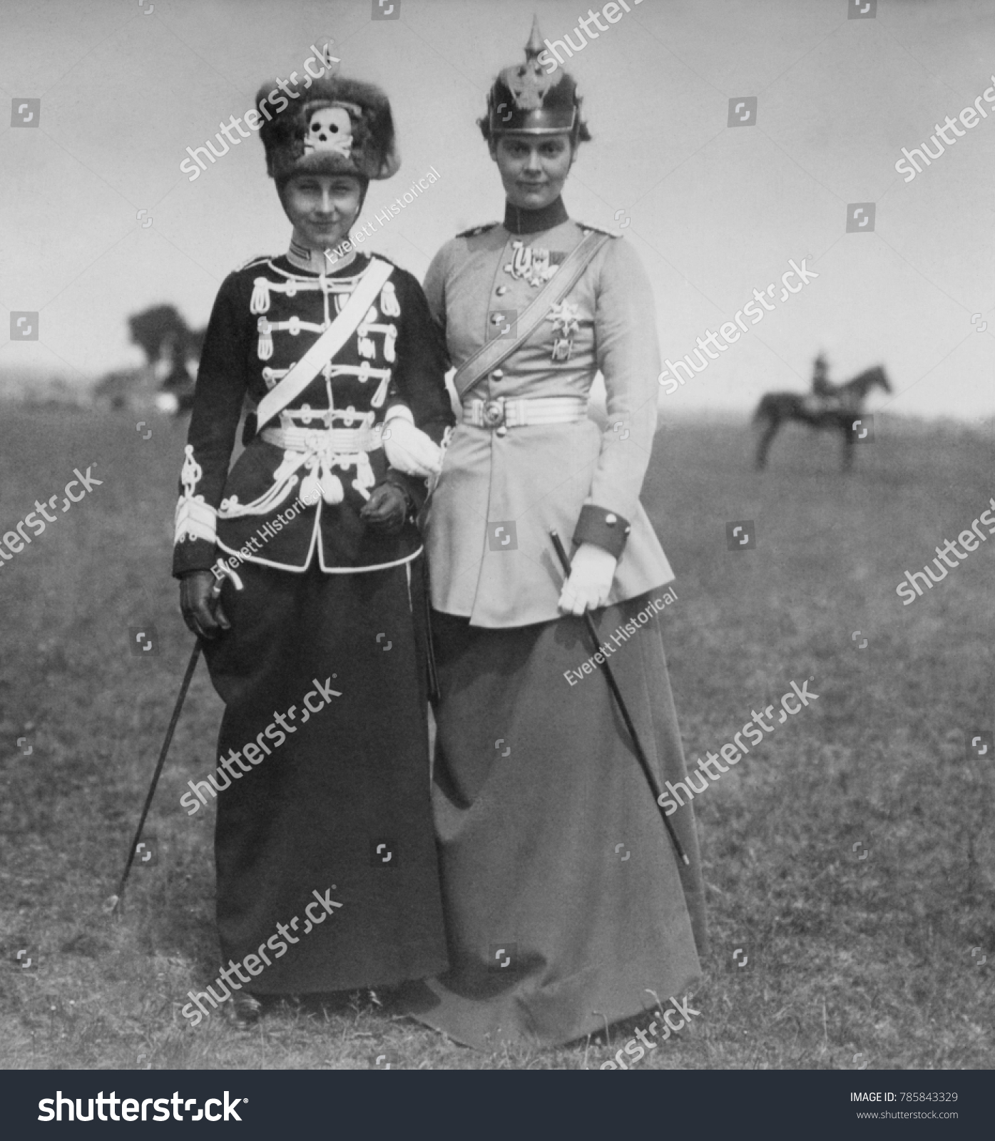 Princess Victoria Louise Crown Princess Cecilie Stock Photo 785843329 ...