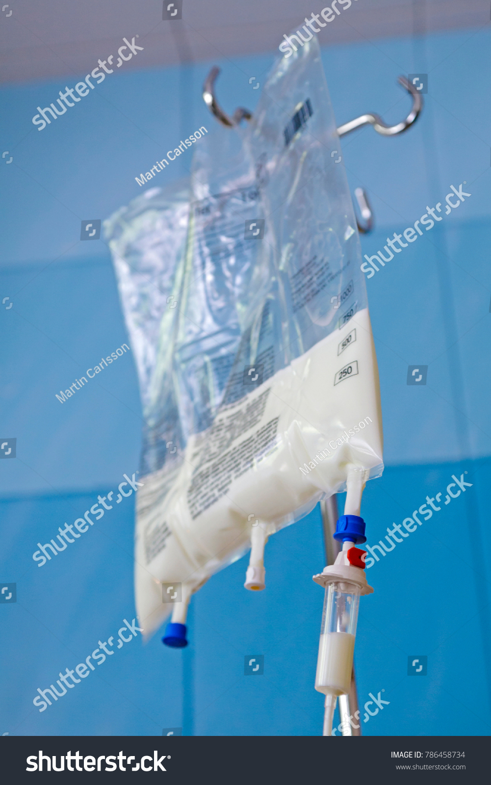 Close Total Parenteral Nutrition Tpn Fluids Stock Photo 786458734 ...