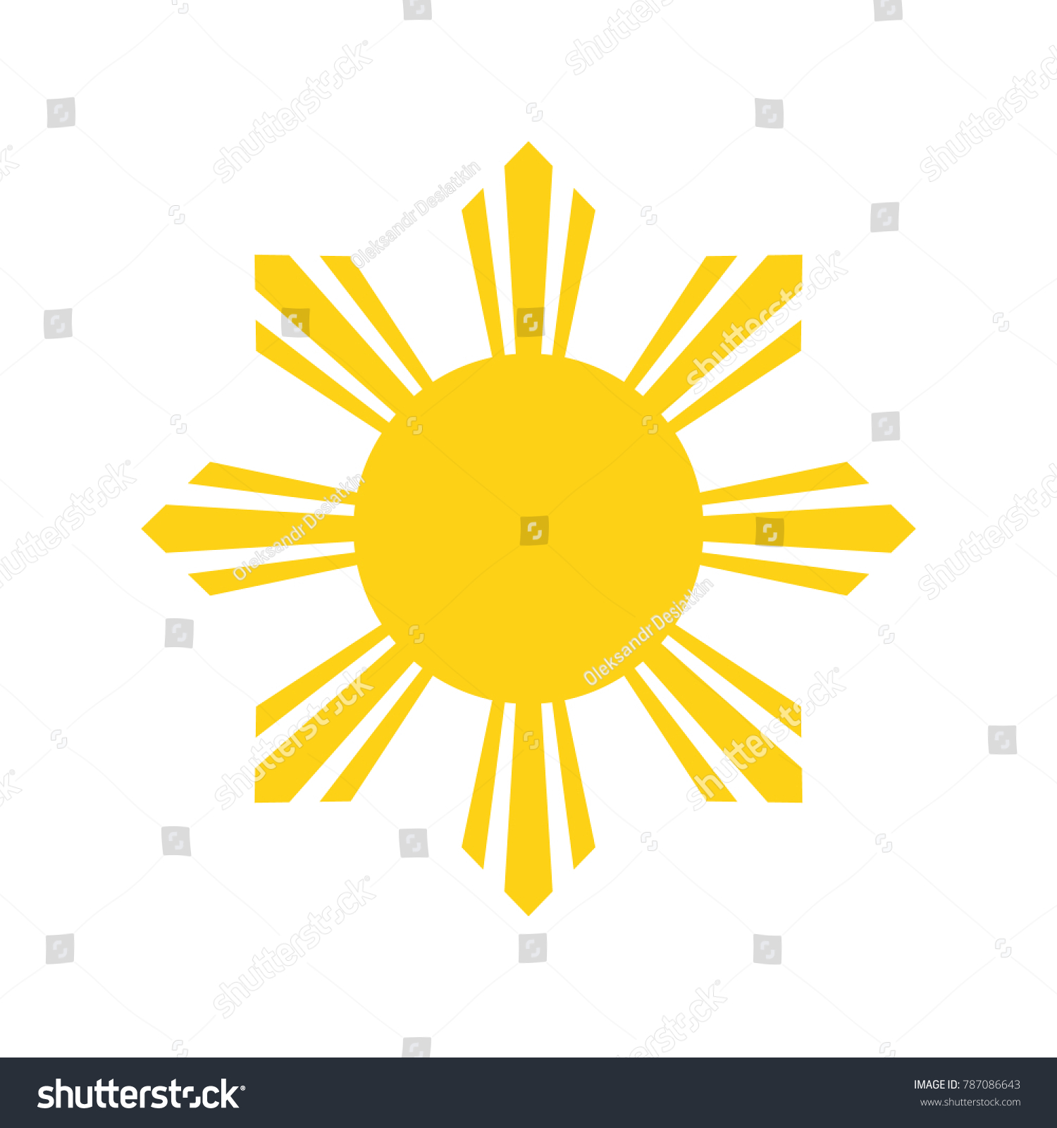 Желтое солнце