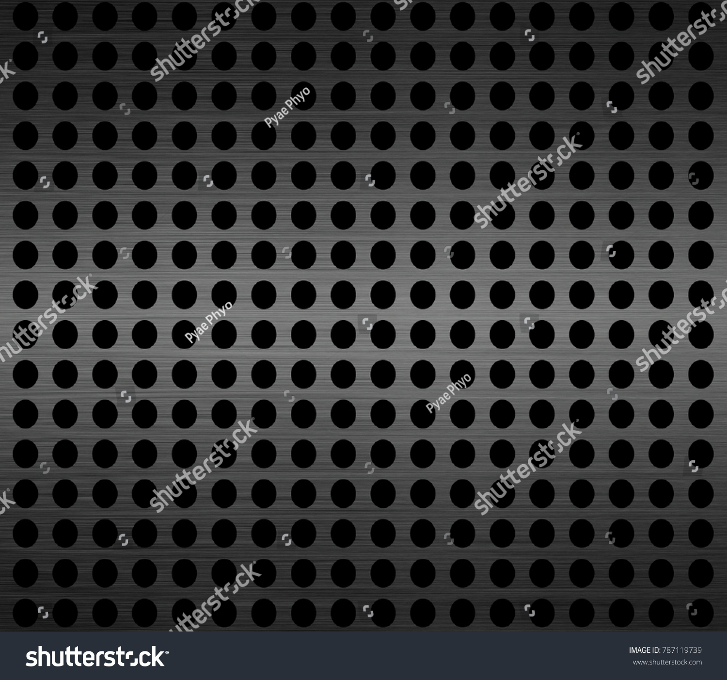 Black White Metal Texture Background Stock Illustration 787119739 ...