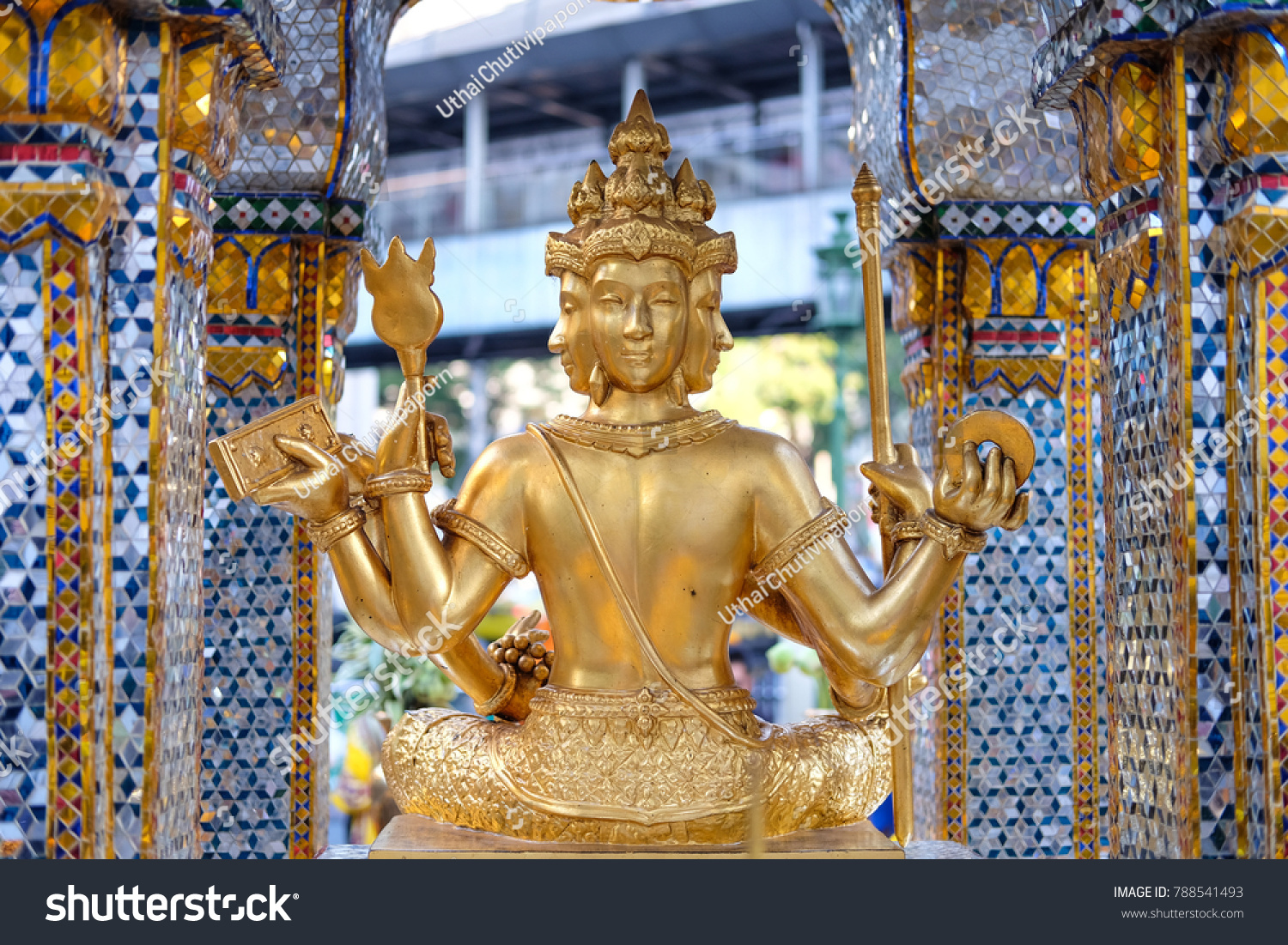 Erawan Shrine Bangkok Thao Maha Phrom Stock Photo 788541493 | Shutterstock