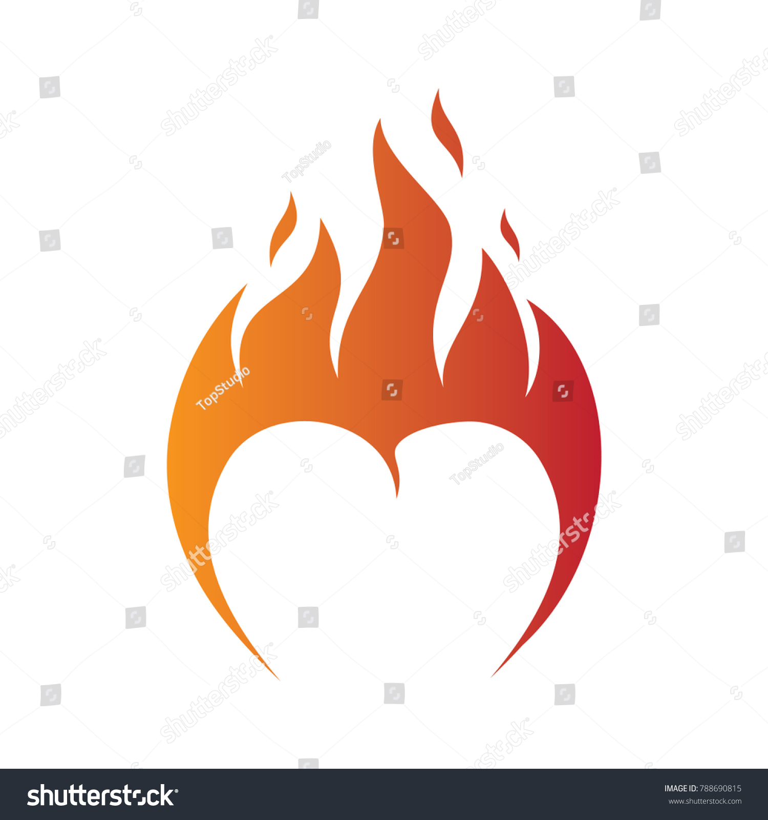 Hearth Fire Logo Designs Concept Fire Stock Vector (Royalty Free ...