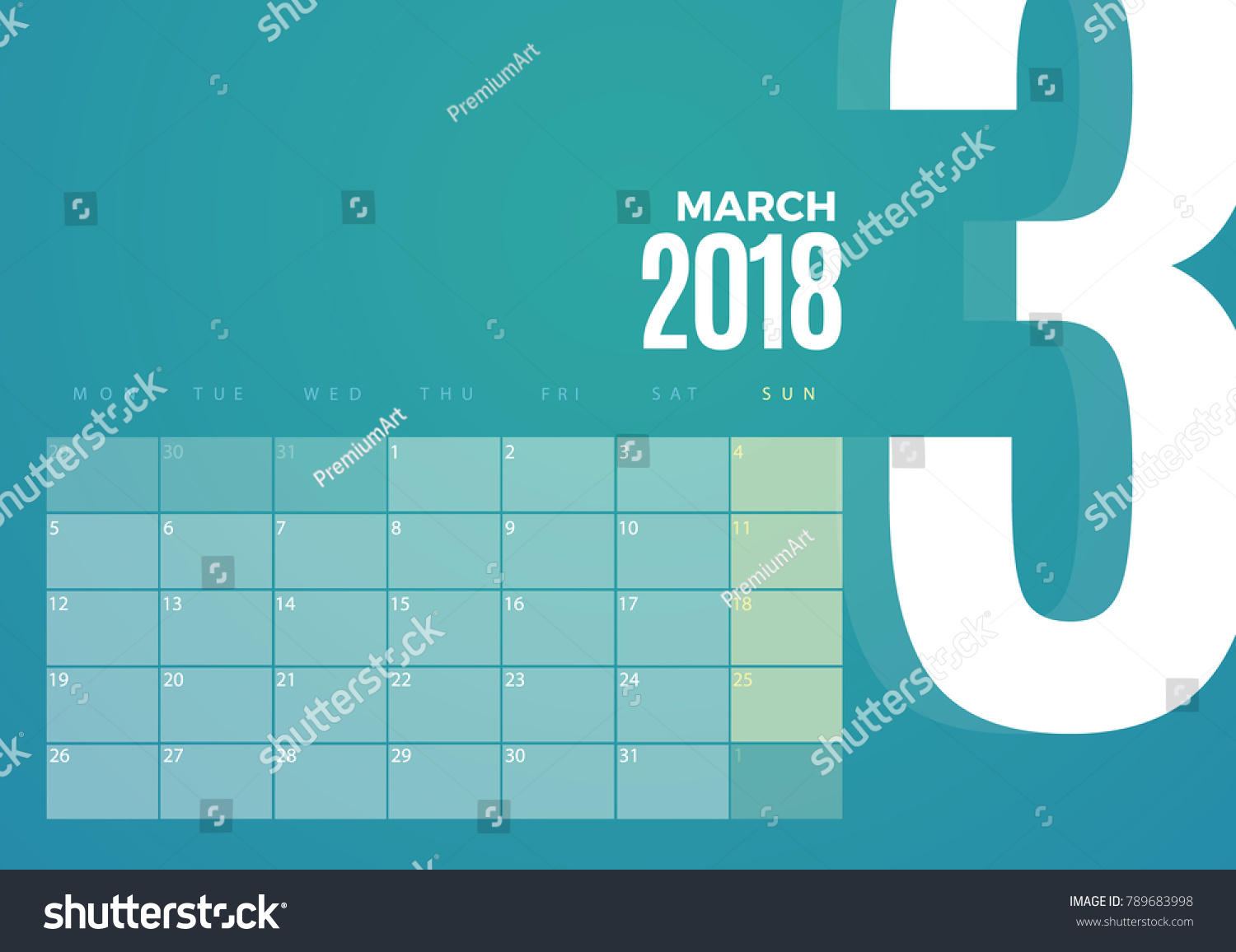 desk-march-2018-calendar-vector-schedule-stock-vector-royalty-free