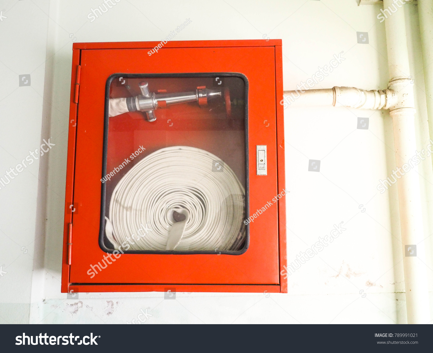 Fire Extinguisher Fire Hose Reel Stock Photo 789991021 | Shutterstock