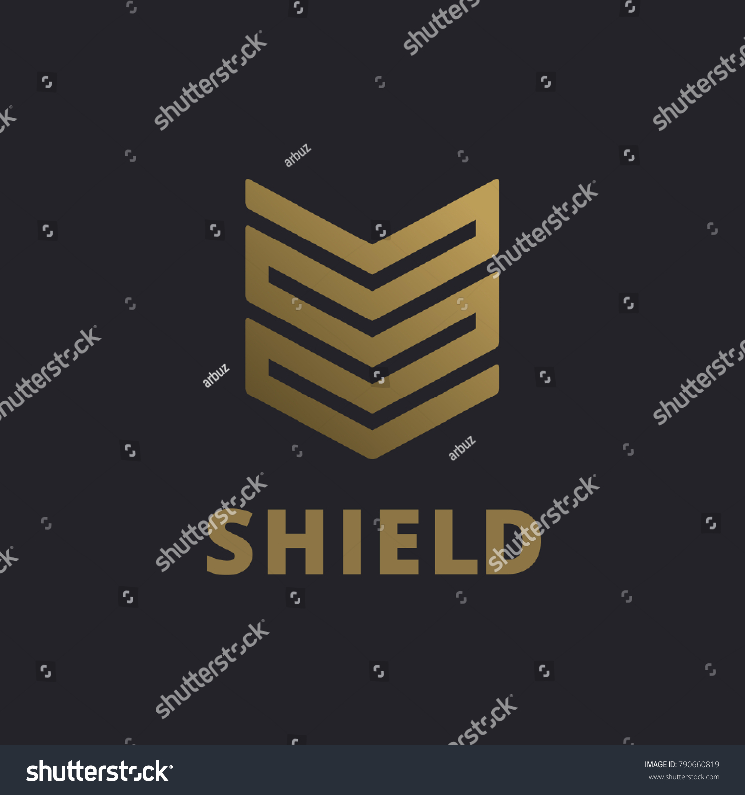 Shield Logo Icon Design Template Elements Stock Illustration 790660819 ...