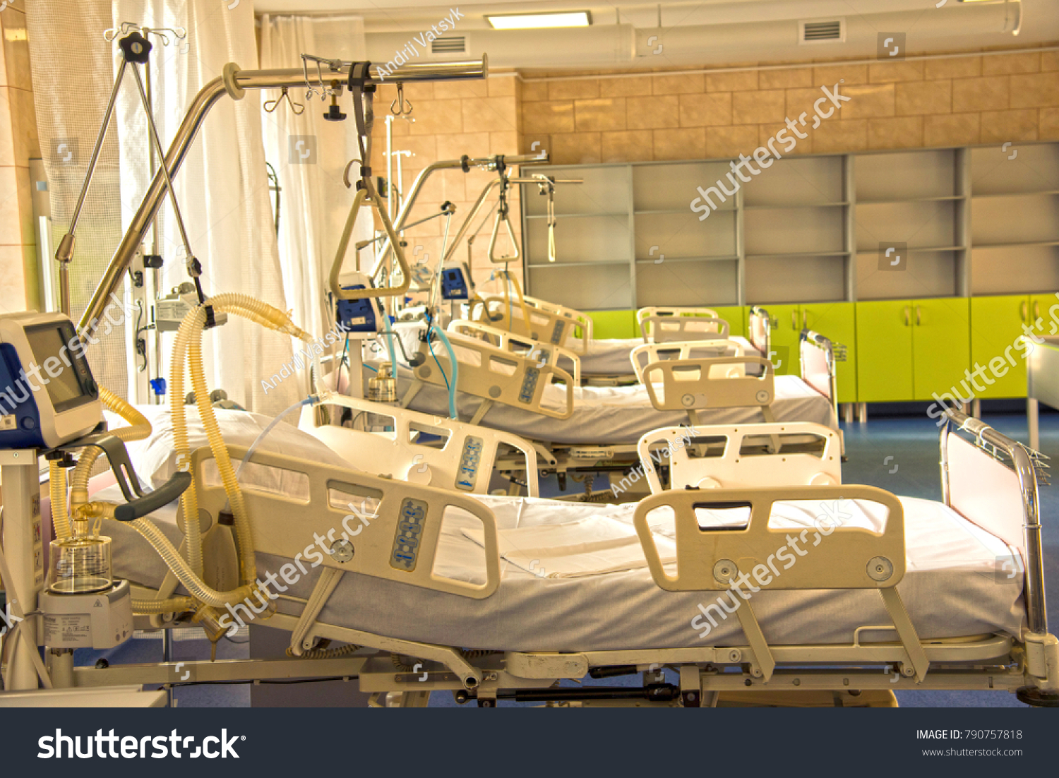 Modern Medical Bed Special Device Modern Stock Photo 790757818 ...