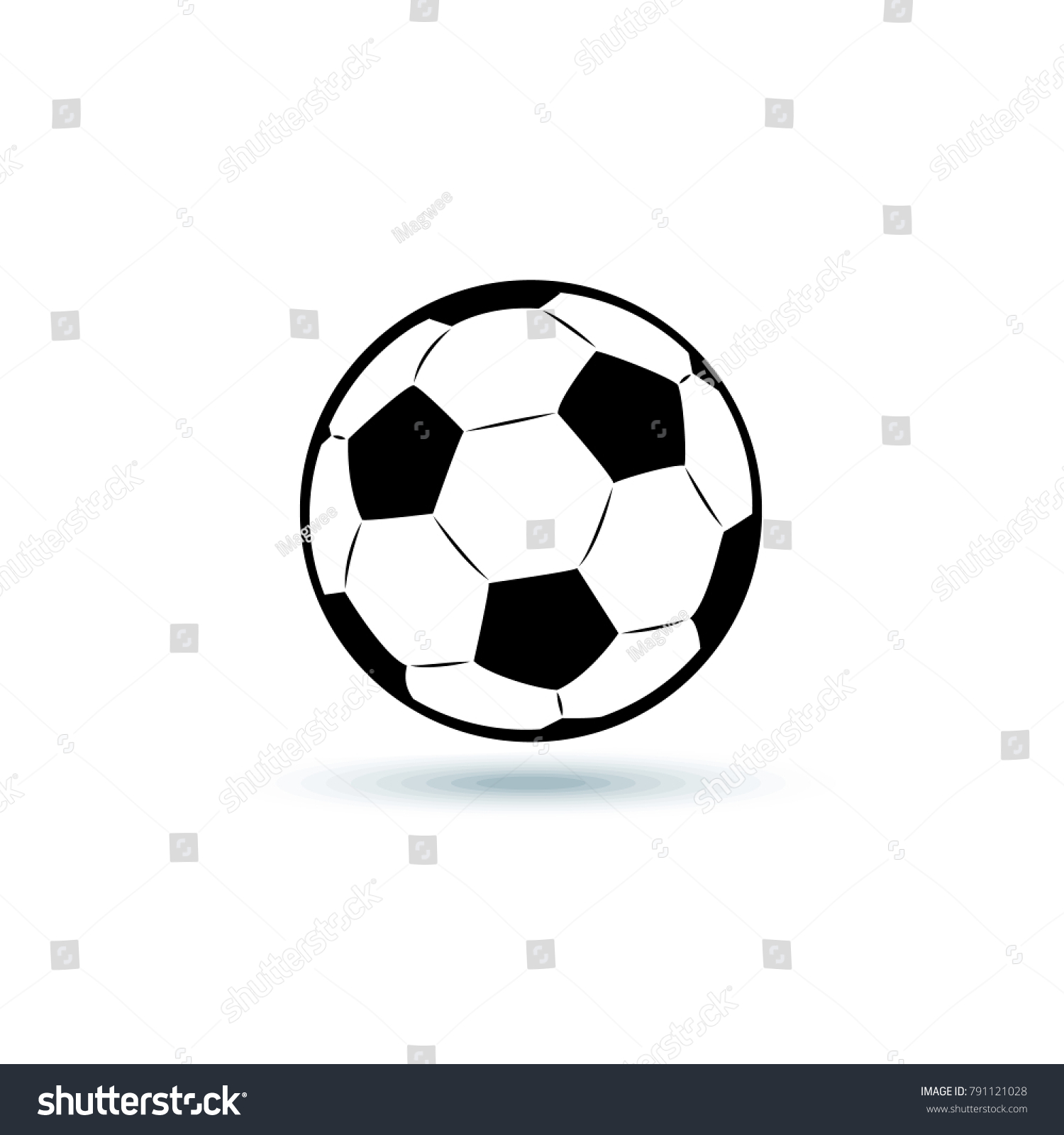 Soccer Football Icon Vector Illustrator Stock Vector (Royalty Free ...