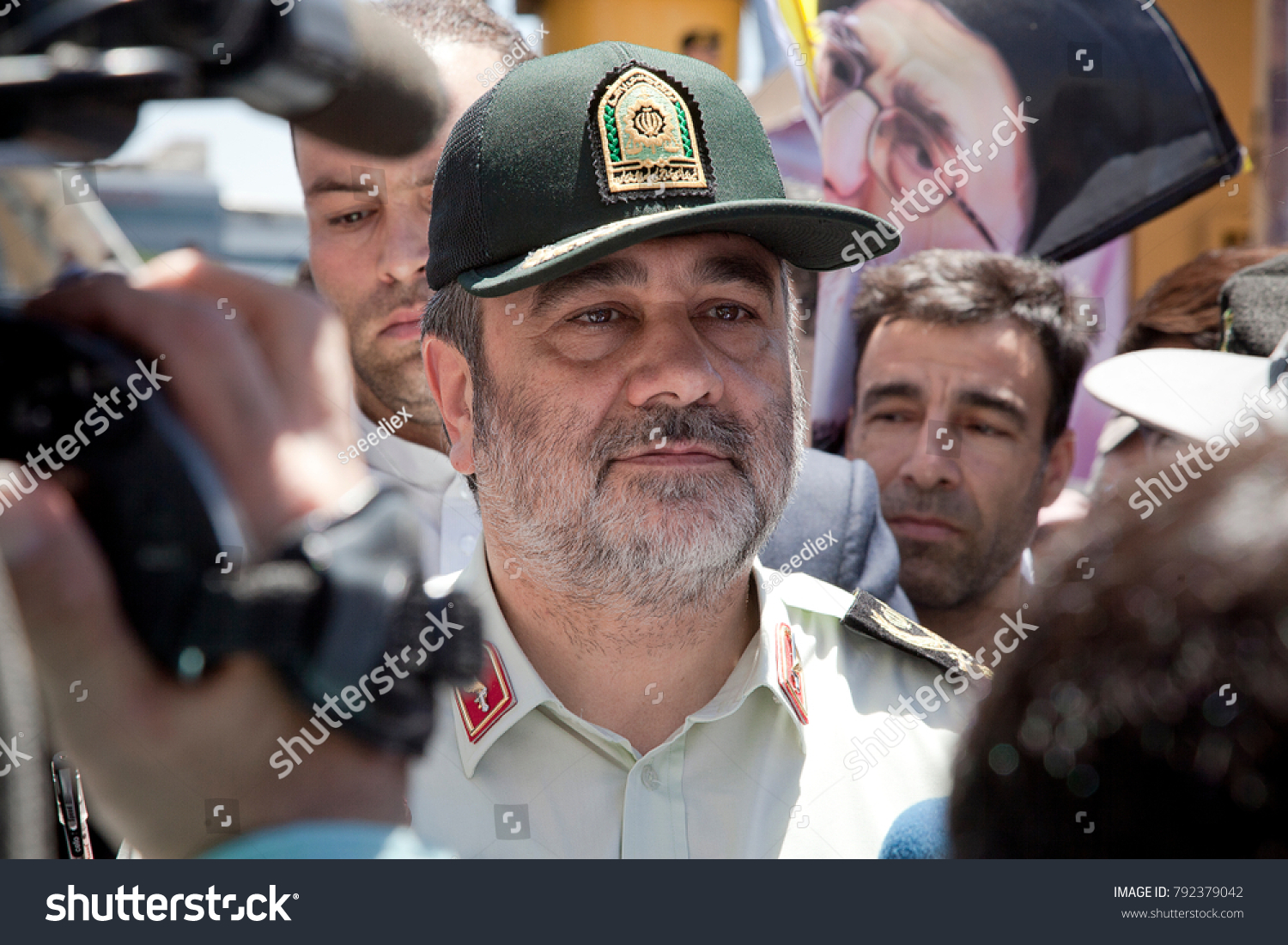 Hossein Ashtari Iranian Military Officer Who Stock Photo 792379042 