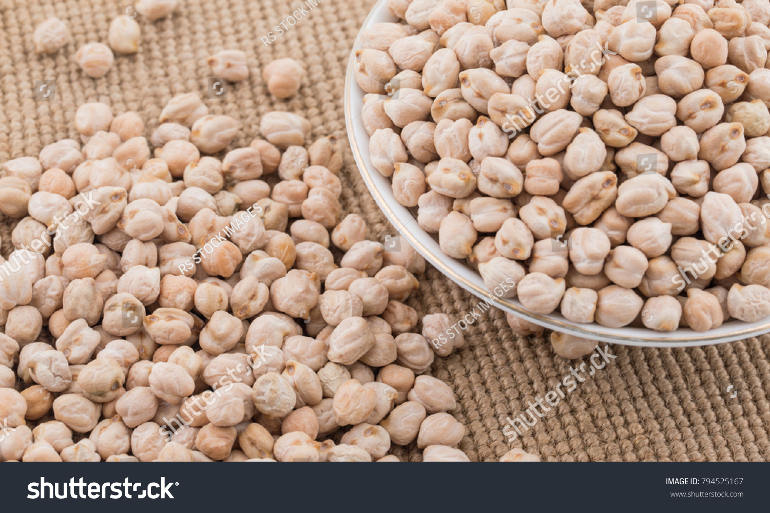 Dried Chick Pea Know Kabuli Chana Stock Photo 794525167 Shutterstock