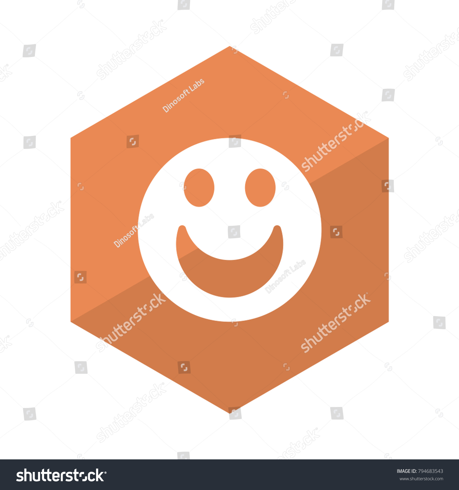 Smile Emoji Face Stock Vector (Royalty Free) 794683543 | Shutterstock
