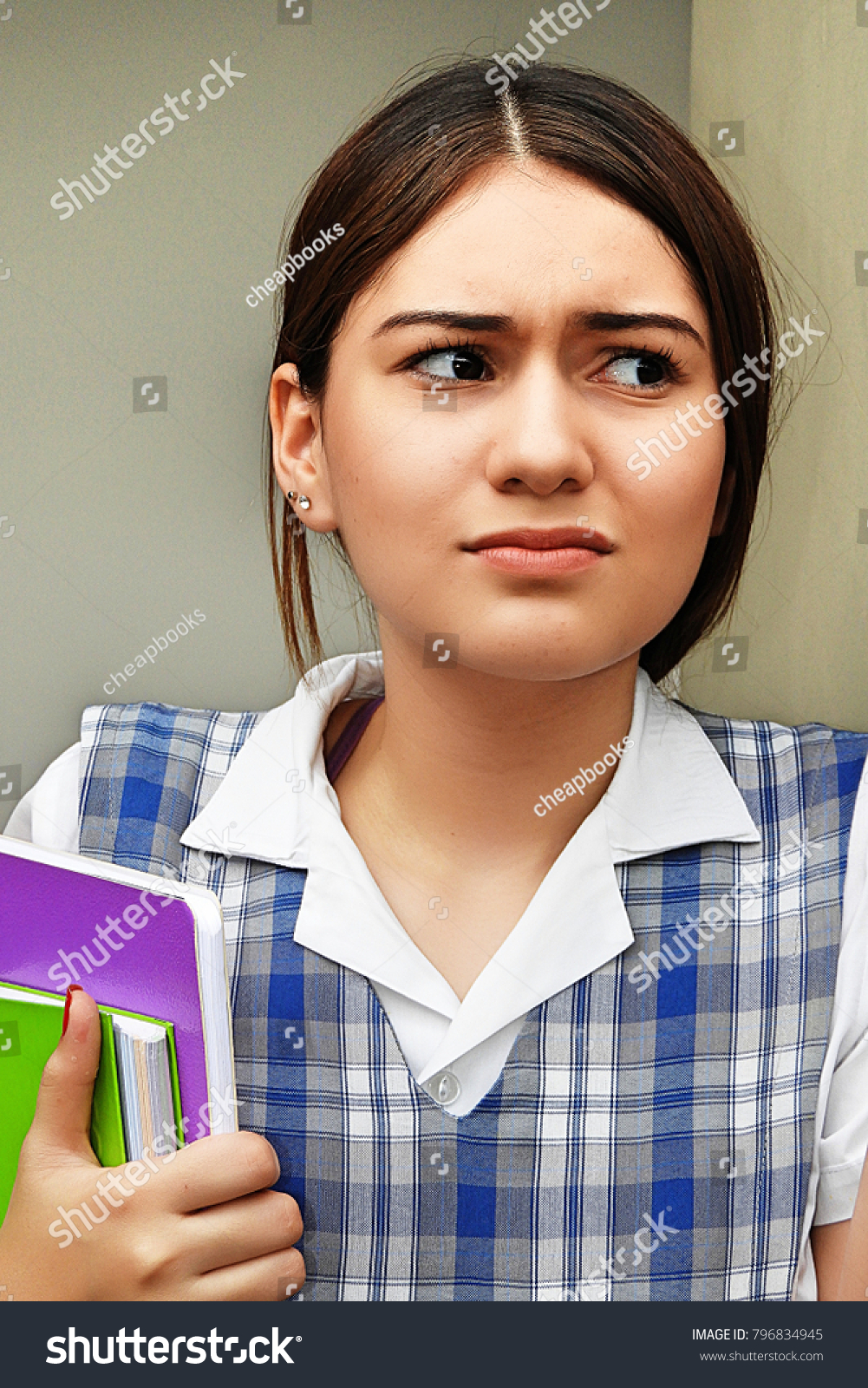 Confused Girl Student Stock Photo 796834945 | Shutterstock