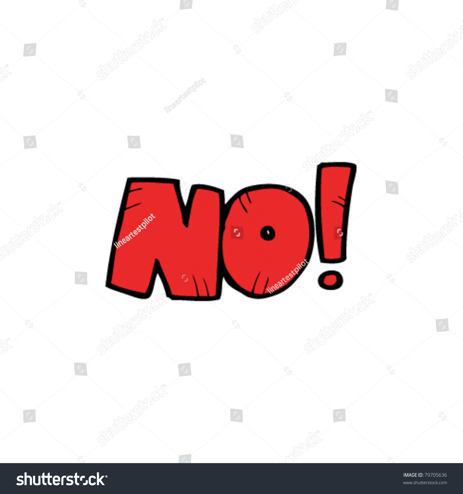 No Shout Cartoon Stock Vector (Royalty Free) 79705636 | Shutterstock