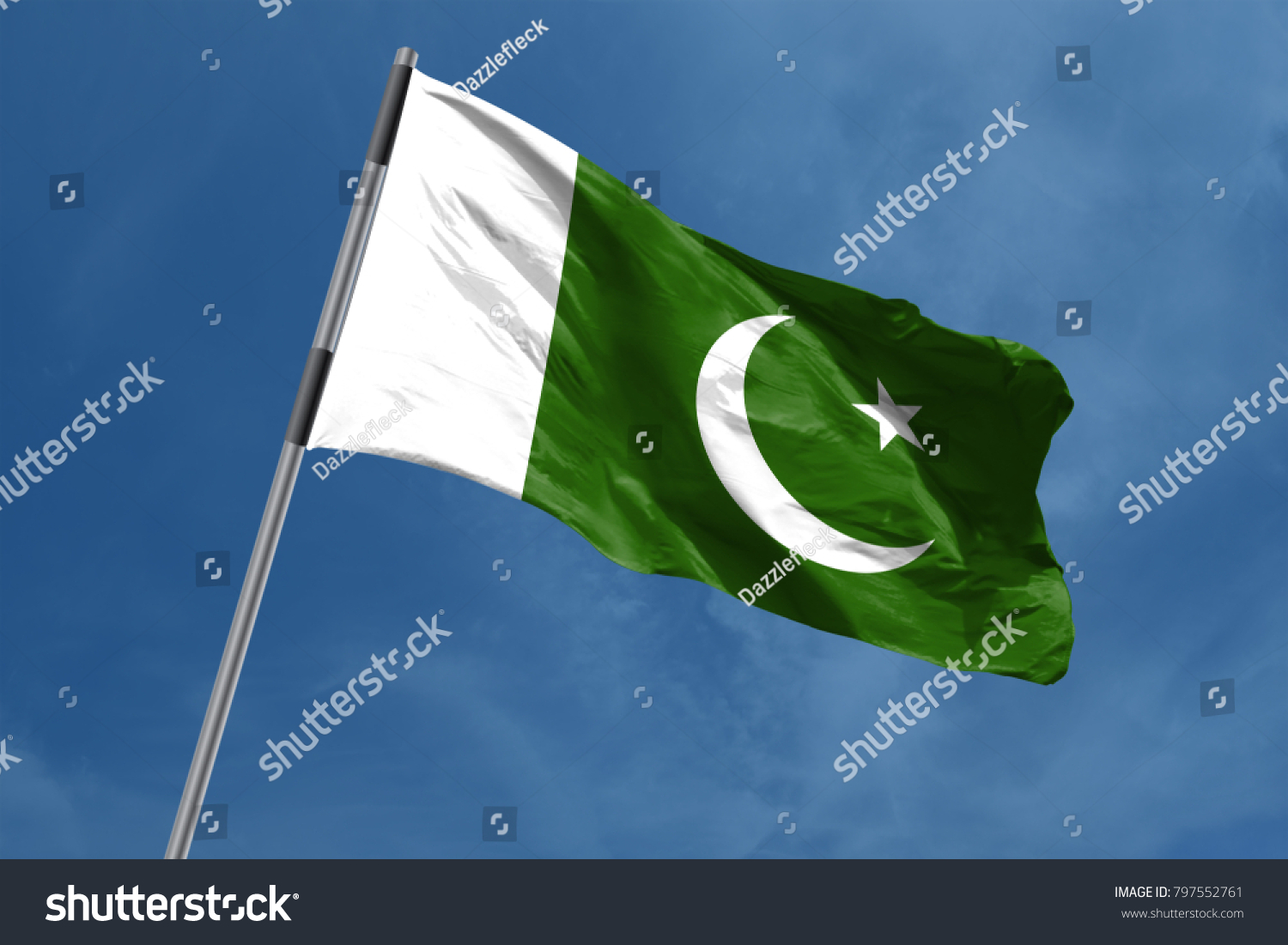 Pakistan Flag Waving Stock Photo 797552761 | Shutterstock