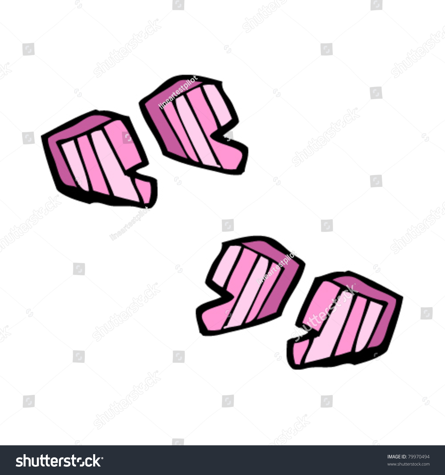 Quotation Marks Cartoon Stock Vector (Royalty Free) 79970494 | Shutterstock