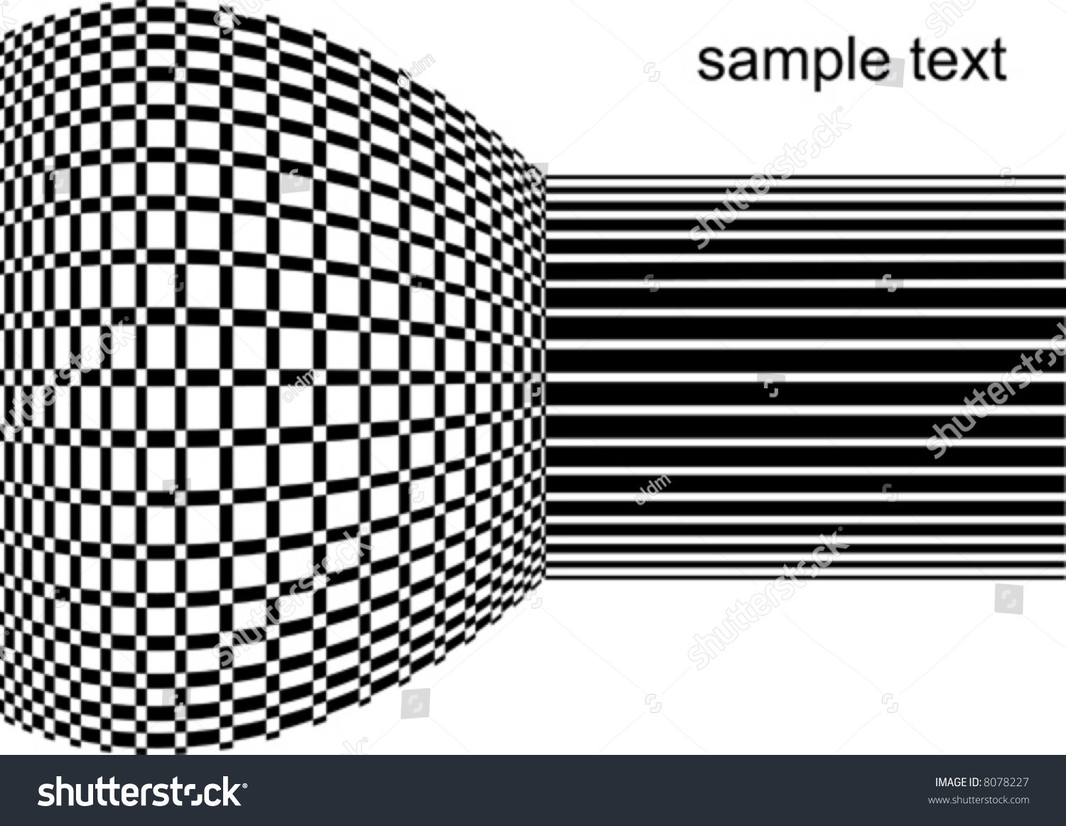 Spatial Lines Background Vector Stock Vector (Royalty Free) 8078227 ...