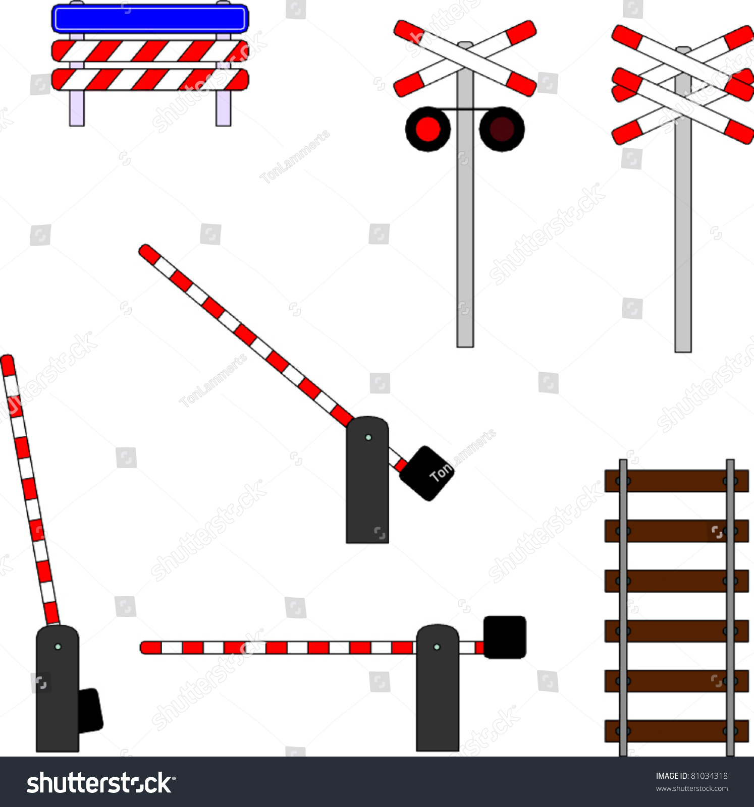 railway gate clipart images