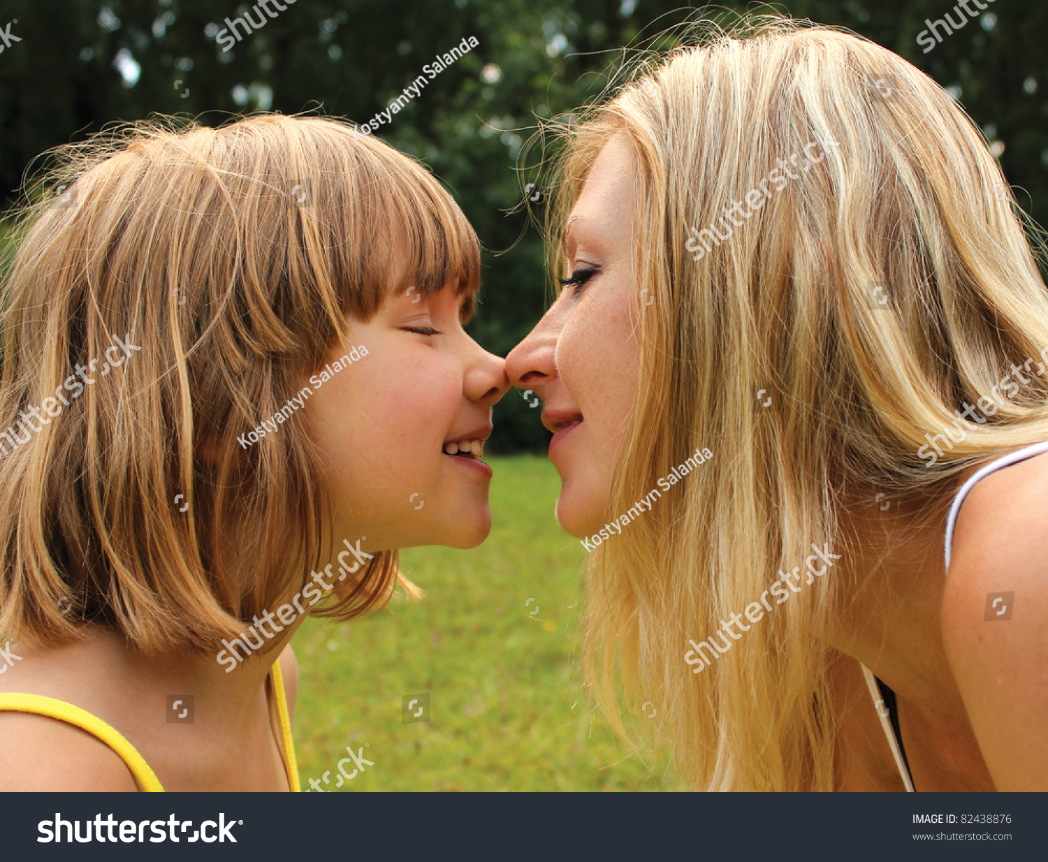 Mom And Daughter Make Out