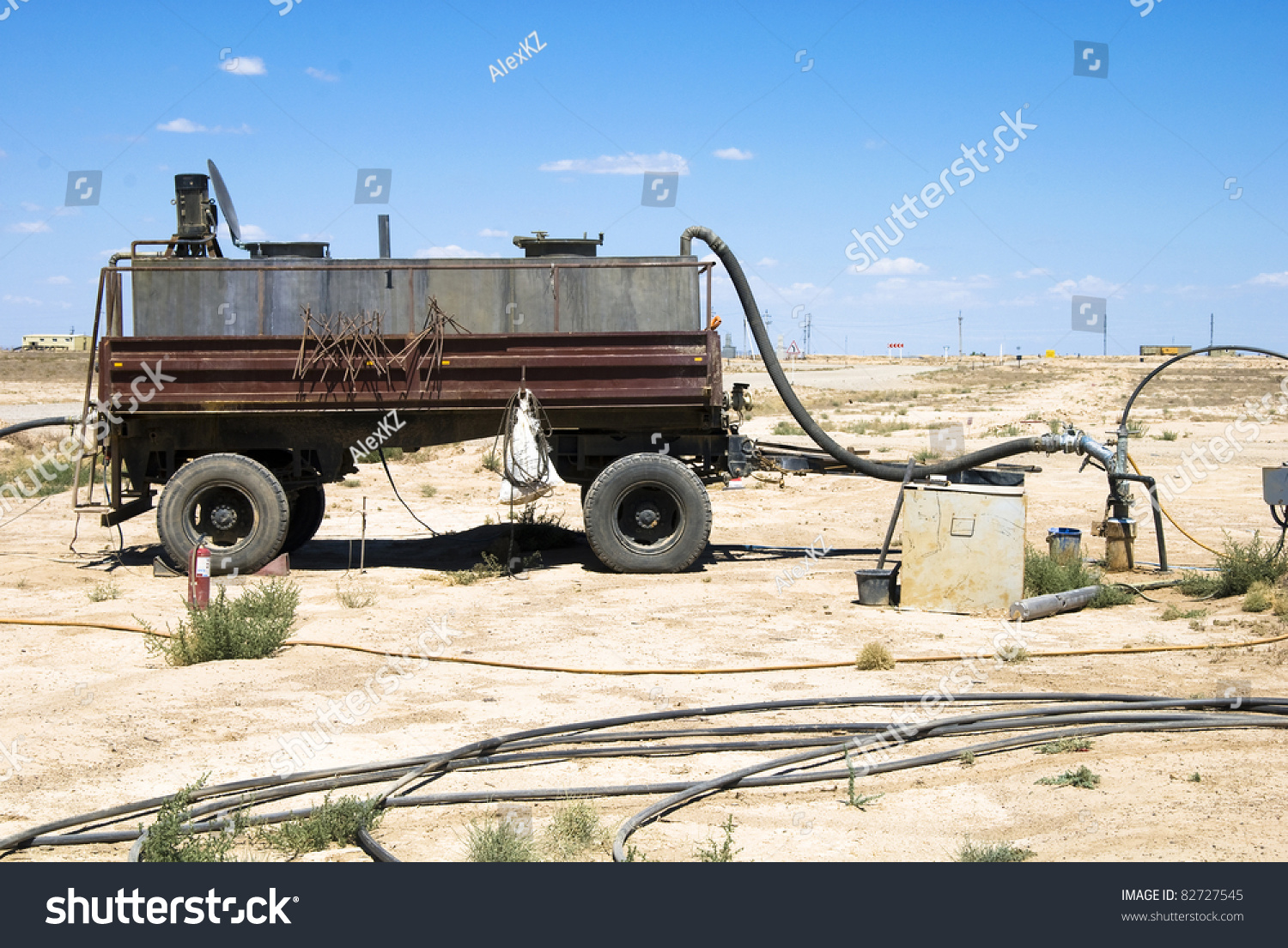 Uranium Extraction Uranium Industry Construction Mechanism Stock Photo ...