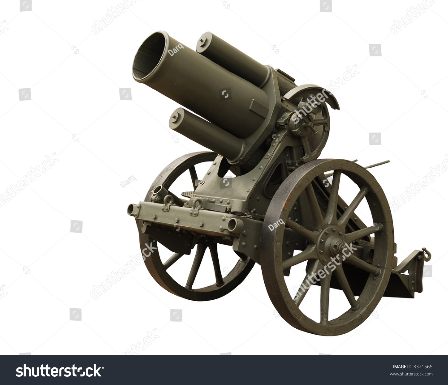 Prussian Howitzer Gun First World War Foto Stok 8321566 | Shutterstock